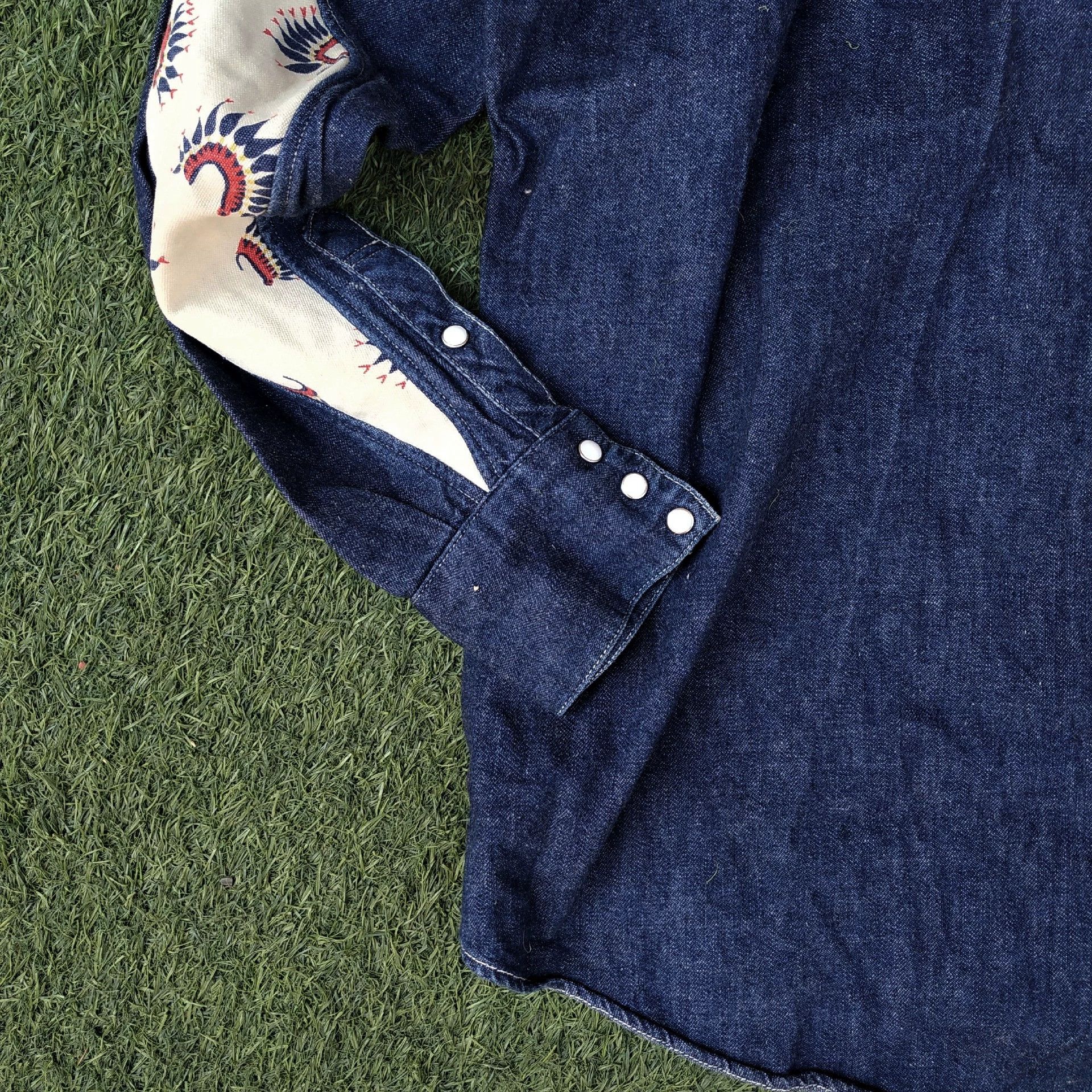 Visvim Visvim drop sleeve denim shirt Size US M / EU 48-50 / 2 - 6 Thumbnail