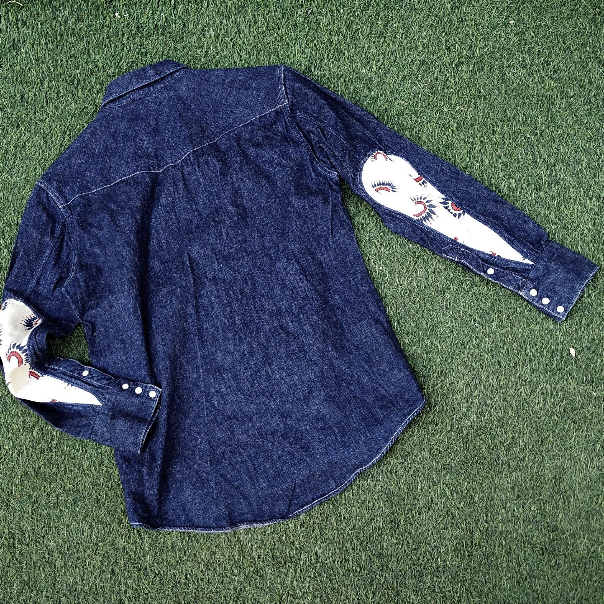Visvim Visvim drop sleeve denim shirt Size US M / EU 48-50 / 2 - 2 Thumbnail