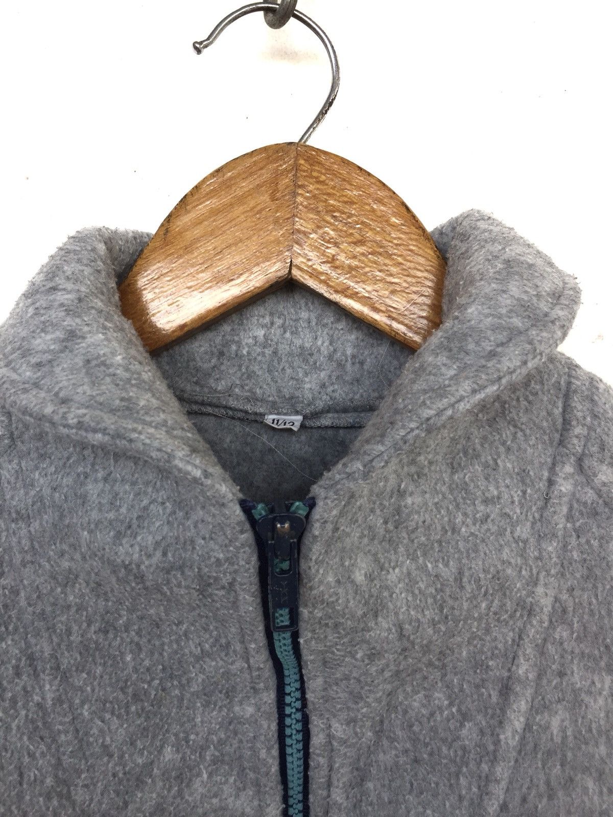 Patagonia 1980s Patagonia Light Grey Logo Ribbed Hem Cotton Jacket Size US S / EU 44-46 / 1 - 5 Thumbnail
