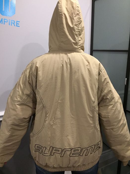 Supreme zig zag 2024 stitch puffy jacket