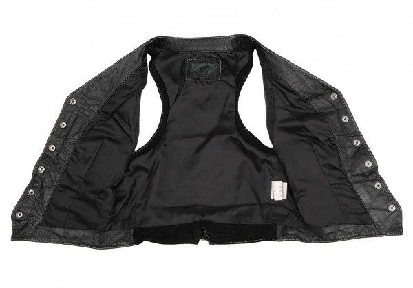Jean Paul Gaultier Jean Paul Gaultier Cowhide dolphin skin splicing vest Size US M / EU 48-50 / 2 - 4 Thumbnail