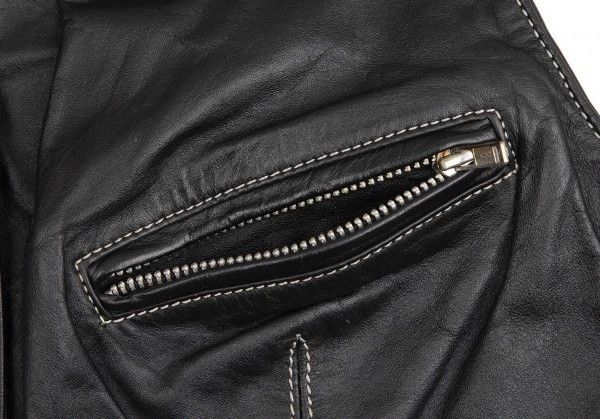 Jean Paul Gaultier Jean Paul Gaultier Cowhide dolphin skin splicing vest Size US M / EU 48-50 / 2 - 2 Thumbnail