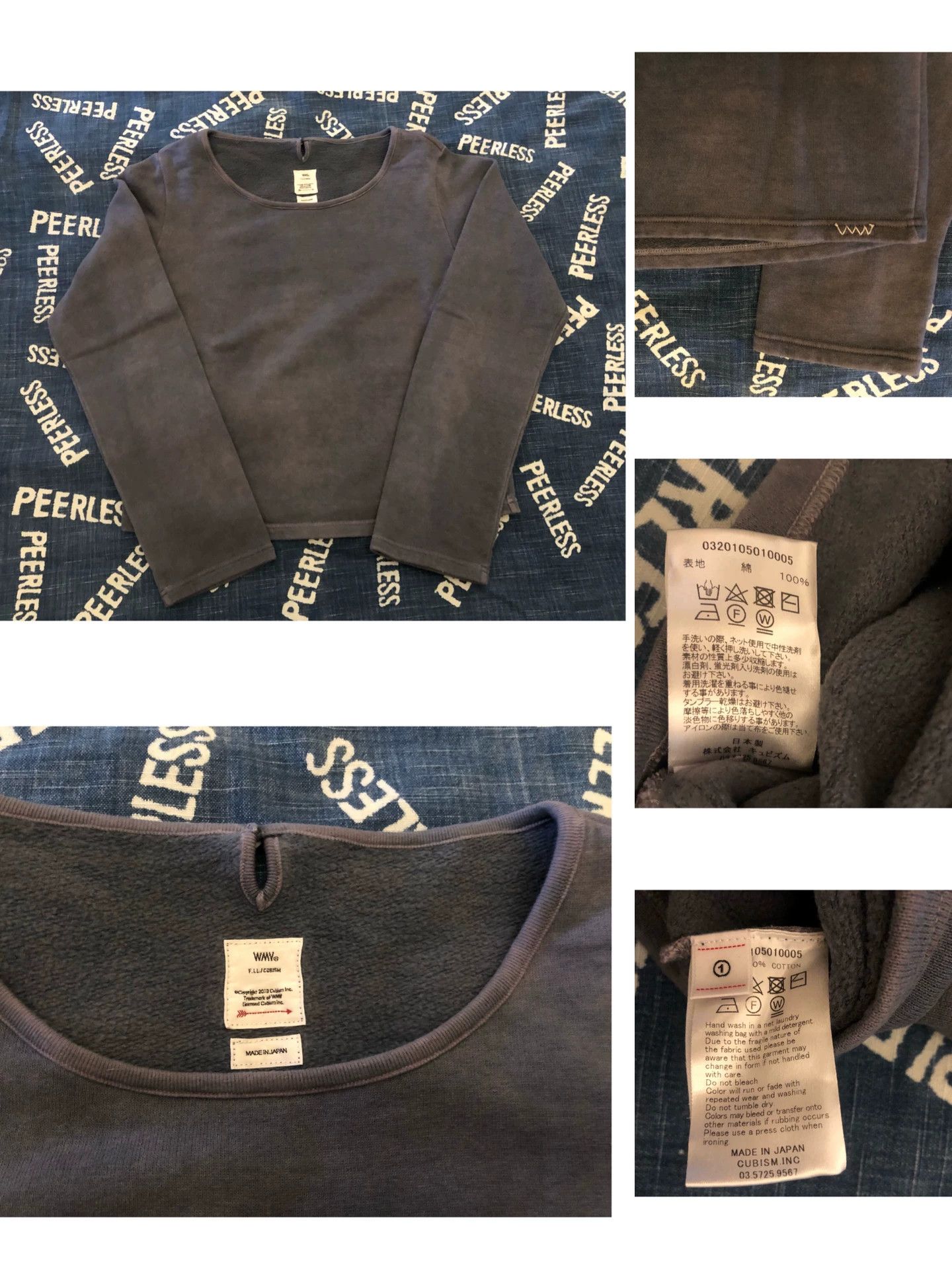 Visvim Visvim WMV 20AW Jumbo Sweat L/S Uneven Dye Size US S / EU 44-46 / 1 - 2 Thumbnail