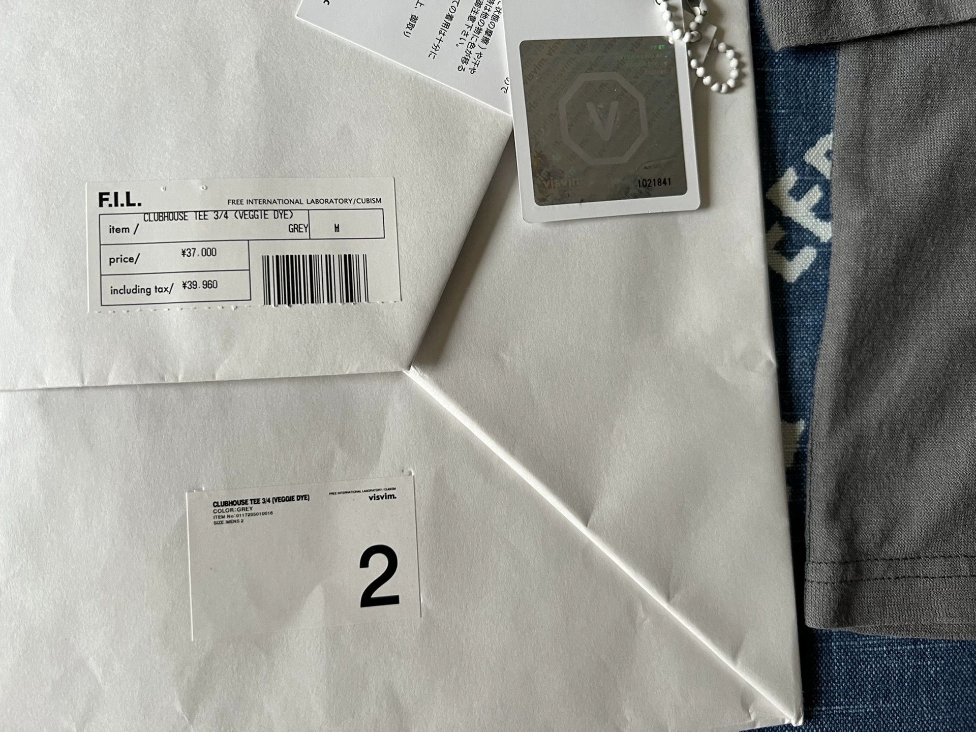 Visvim Visvim 17SS Clubhouse Tee 3/4 （Veggie Dye） Size US M / EU 48-50 / 2 - 3 Thumbnail