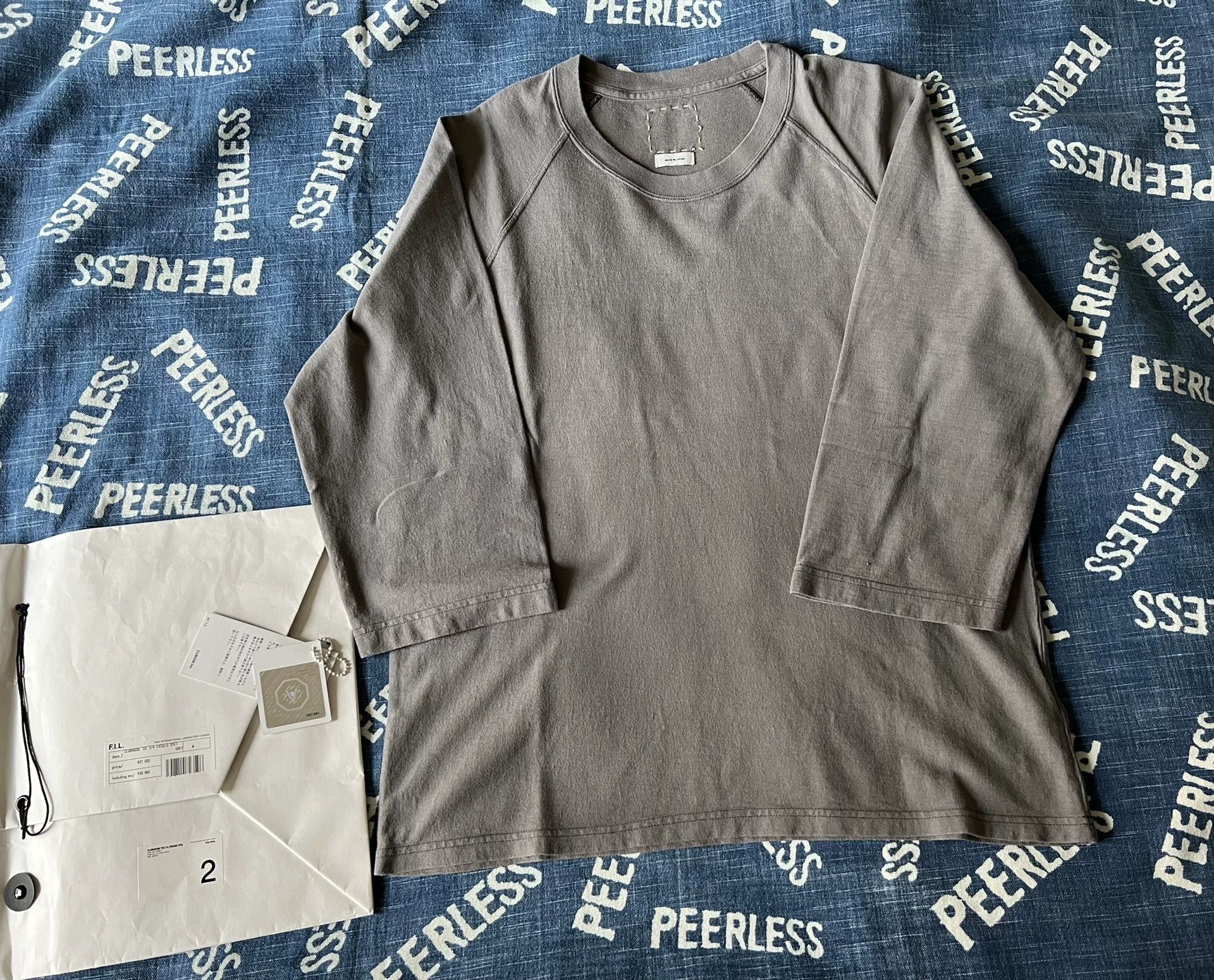 Visvim Visvim 17SS Clubhouse Tee 3/4 （Veggie Dye） Size US M / EU 48-50 / 2 - 2 Thumbnail