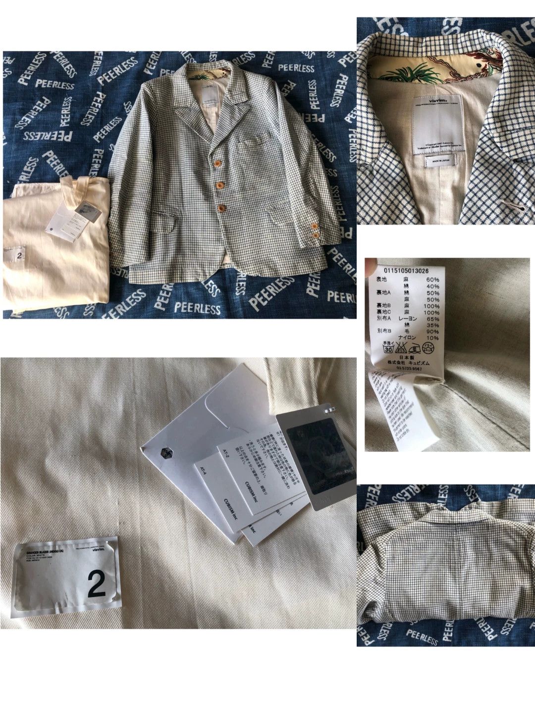 Visvim Visvim 15SS Granger Blazer（Indigo Check） Size US M / EU 48-50 / 2 - 2 Thumbnail