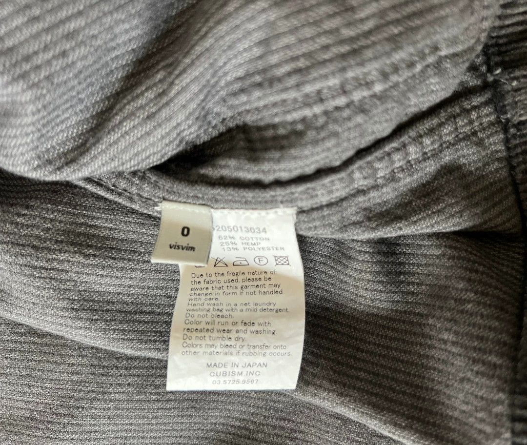 Visvim Visvim 15AW Travail Coverall Wale Cords JKT Size US XS / EU 42 / 0 - 5 Thumbnail