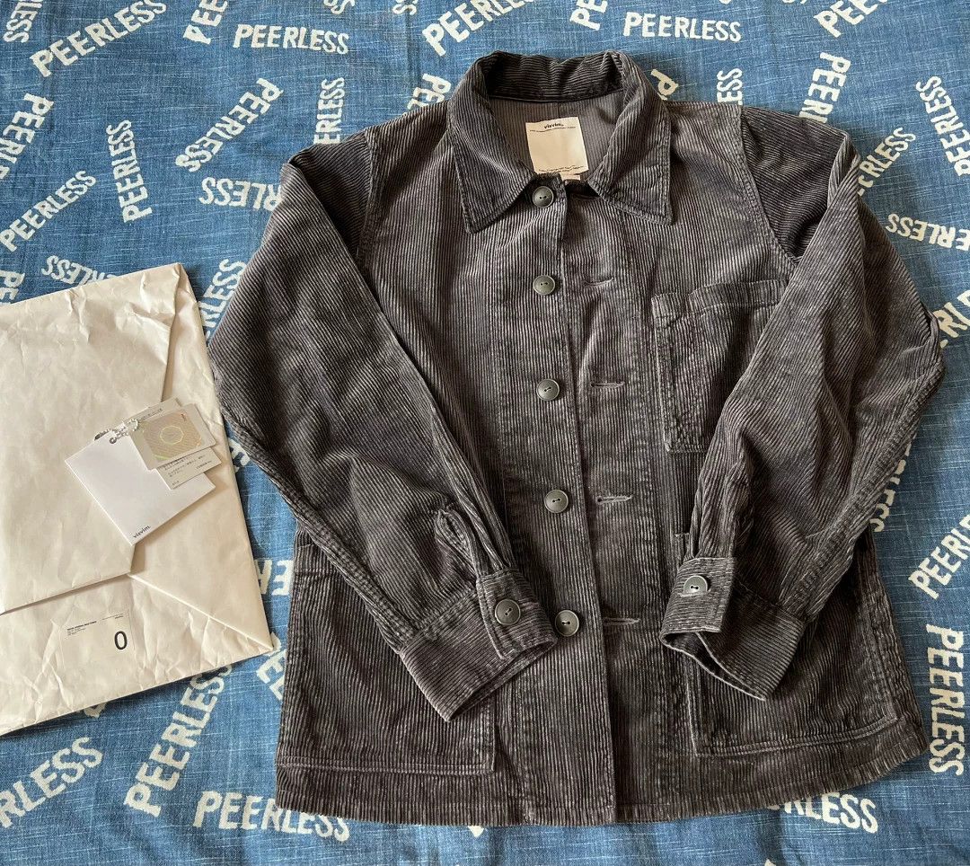 Visvim Visvim 15AW Travail Coverall Wale Cords JKT Size US XS / EU 42 / 0 - 2 Thumbnail