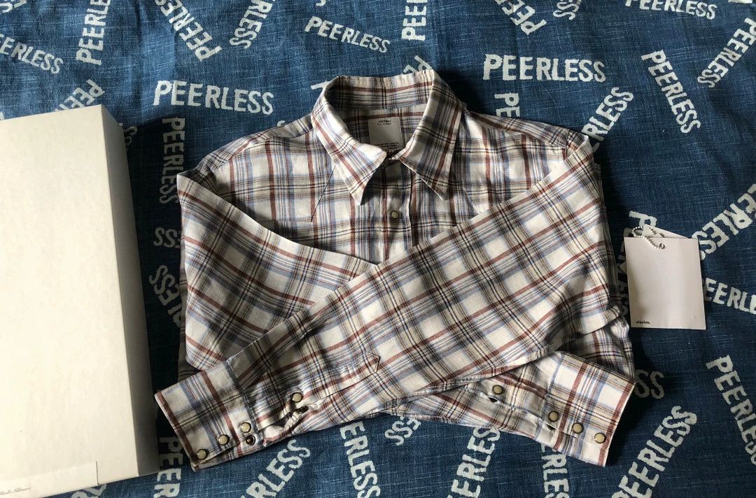 Visvim Visvim 12SS Shirt Check L/S FR Size US S / EU 44-46 / 1 - 2 Thumbnail