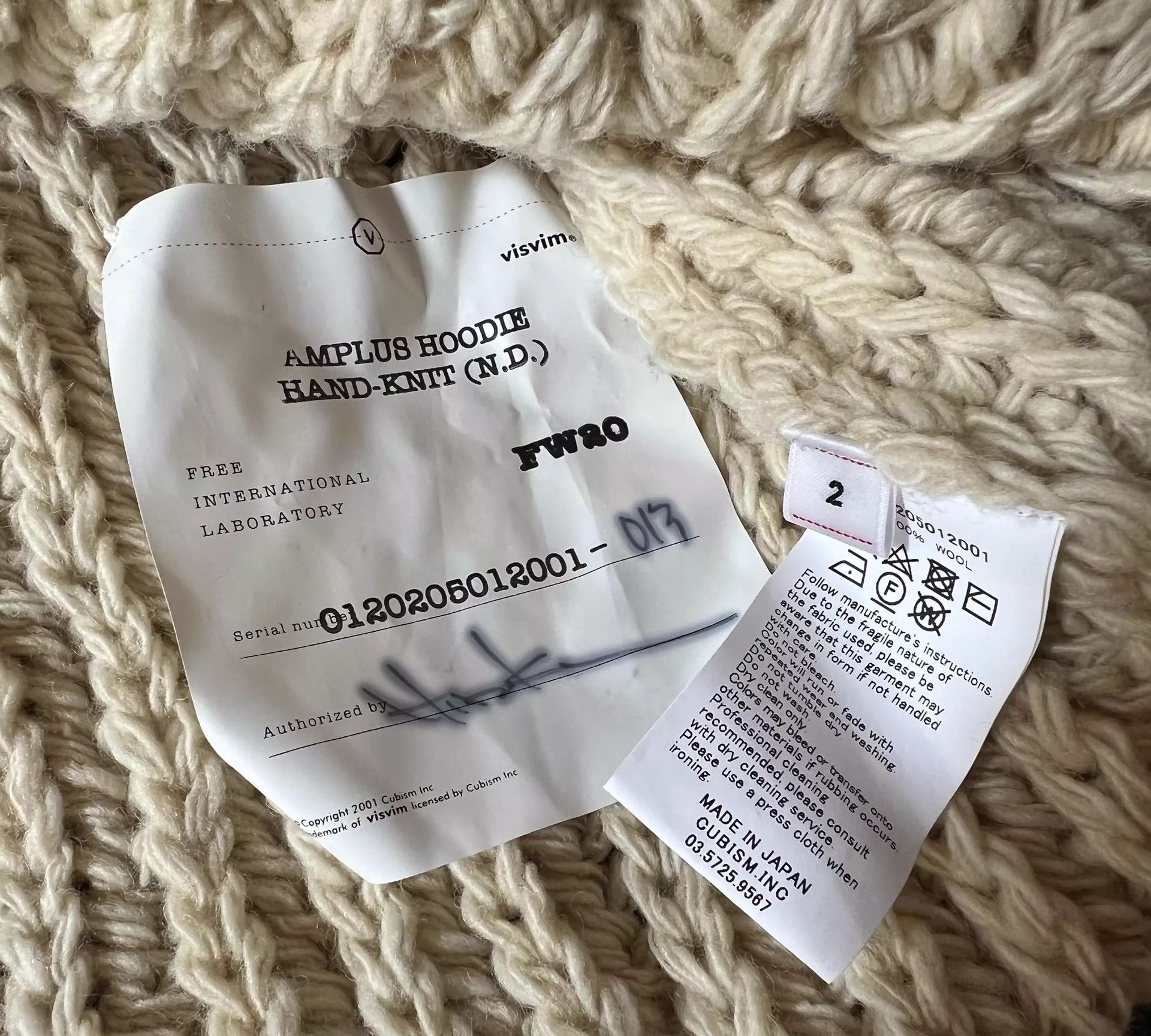 Visvim Visvim 20AW Amplus Hoodie Hand-Knit N.D. Size US M / EU 48-50 / 2 - 5 Thumbnail
