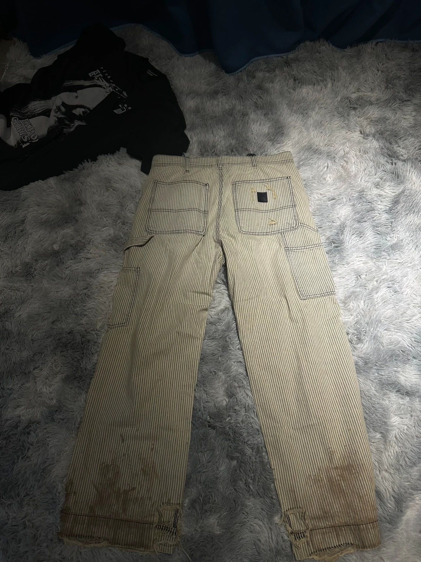 Enfants Riches Deprimes Enfants Riches Deprimes Striped paint logging pants sick pants Size US 32 / EU 48 - 4 Thumbnail