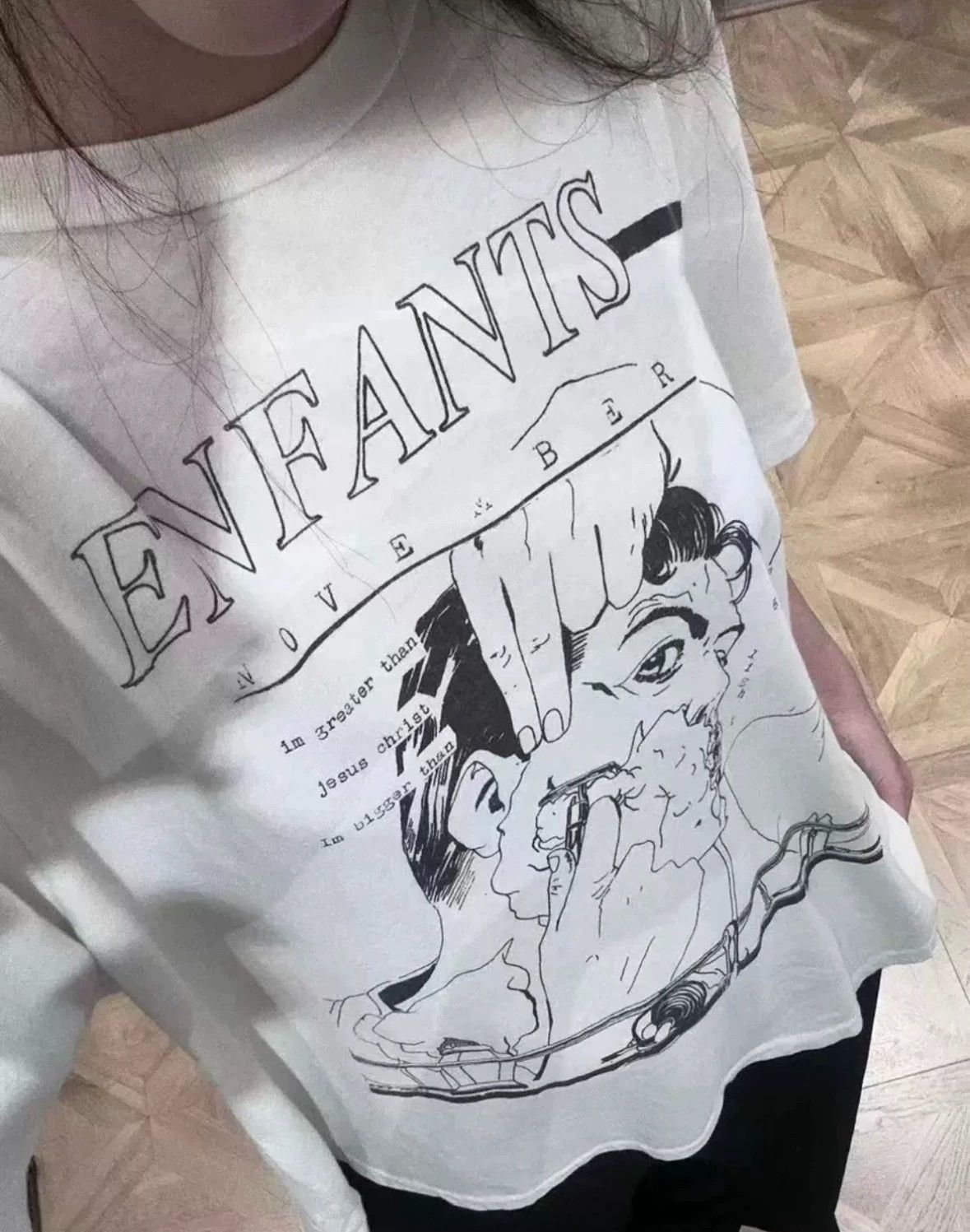 Enfants Riches Deprimes Enfants Riches Deprimes Shaving printed short sleeves Size US S / EU 44-46 / 1 - 4 Thumbnail