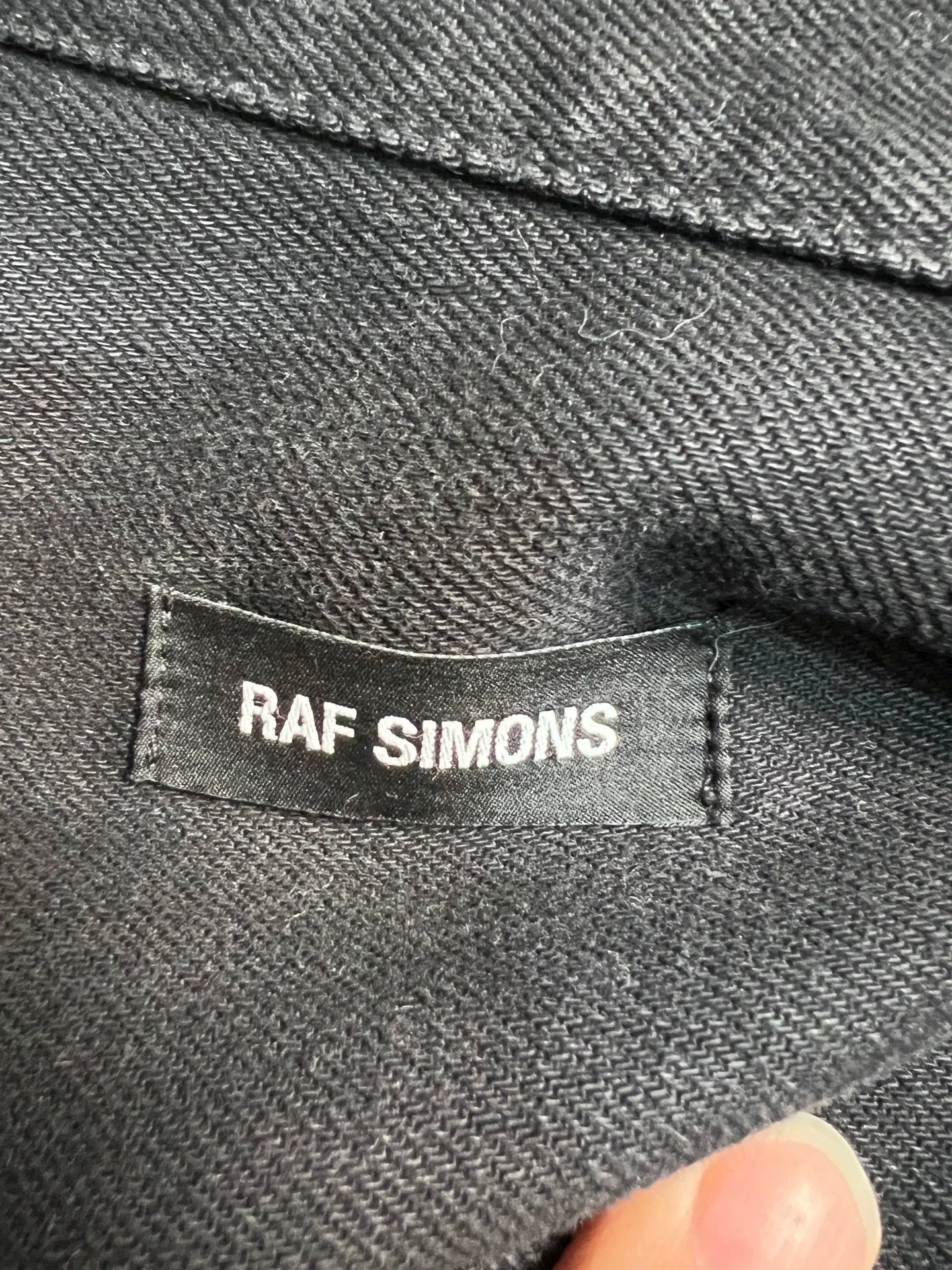 Raf Simons Raf Simons Black denim shirt Size US S / EU 44-46 / 1 - 7 Thumbnail
