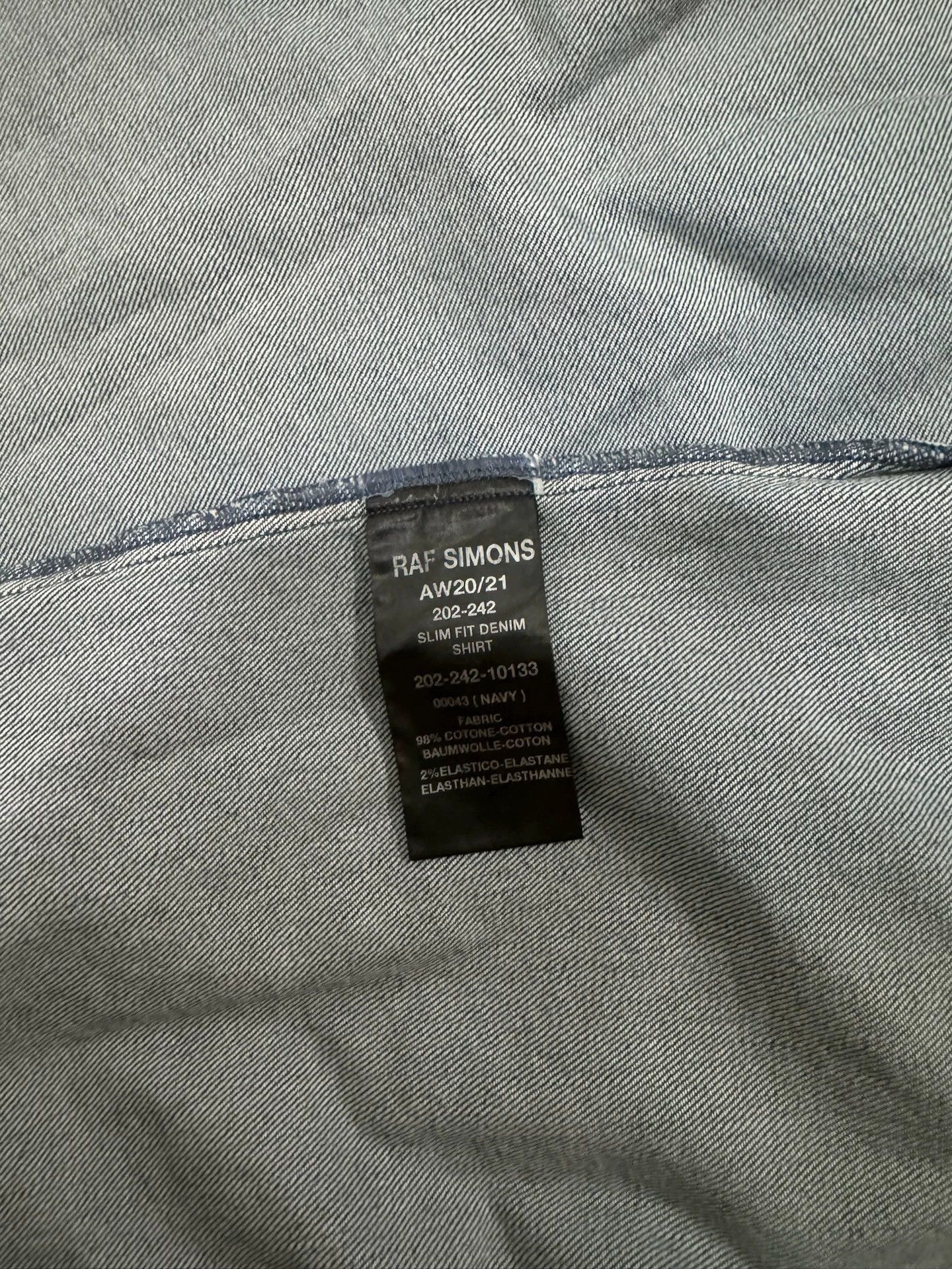 Raf Simons Raf Simons Denim shirt Size US S / EU 44-46 / 1 - 5 Thumbnail