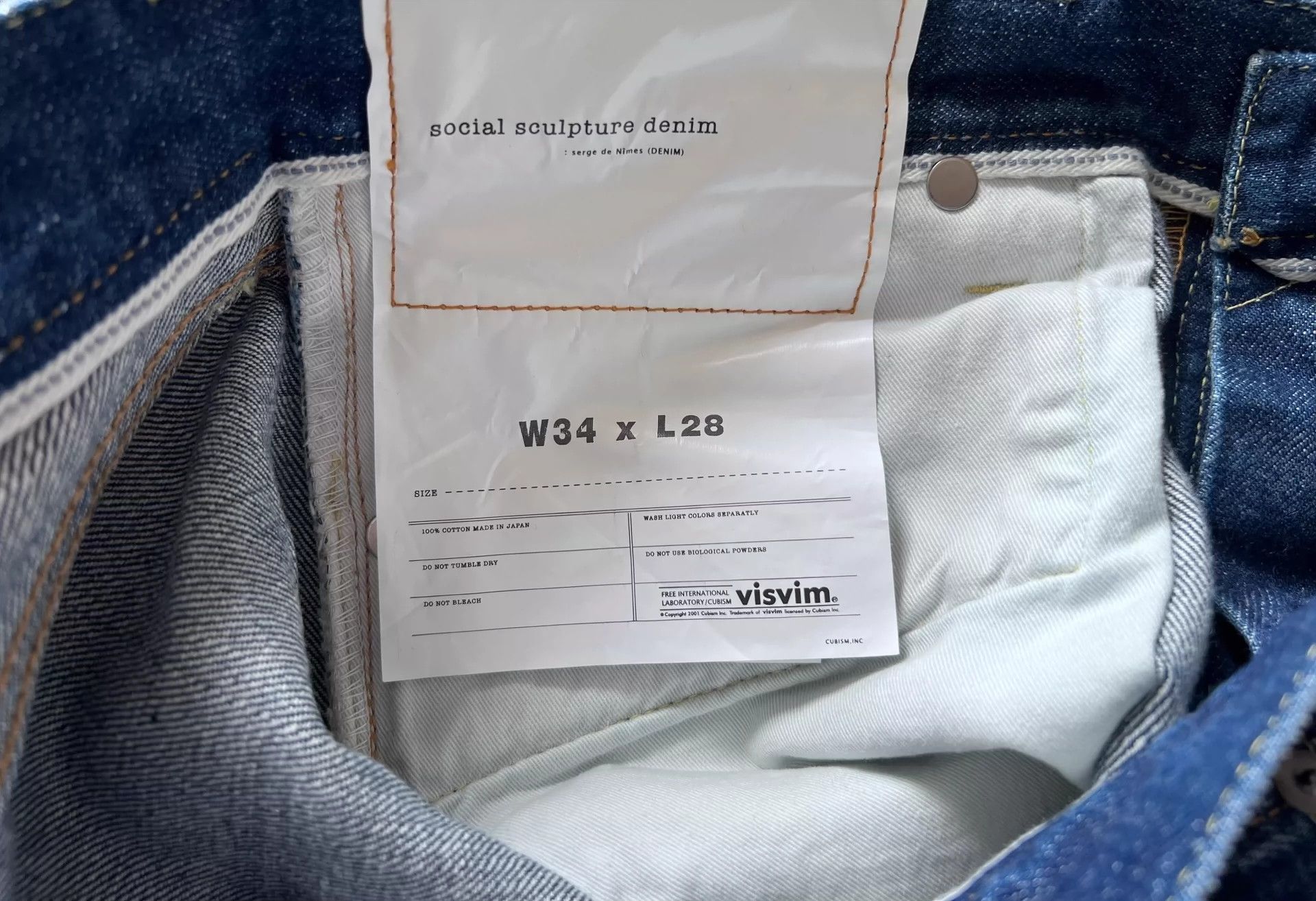 Visvim VISVIM SOCIAL SCULPTURE 10 DAMAGED-5 Size US 34 / EU 50 - 4 Thumbnail