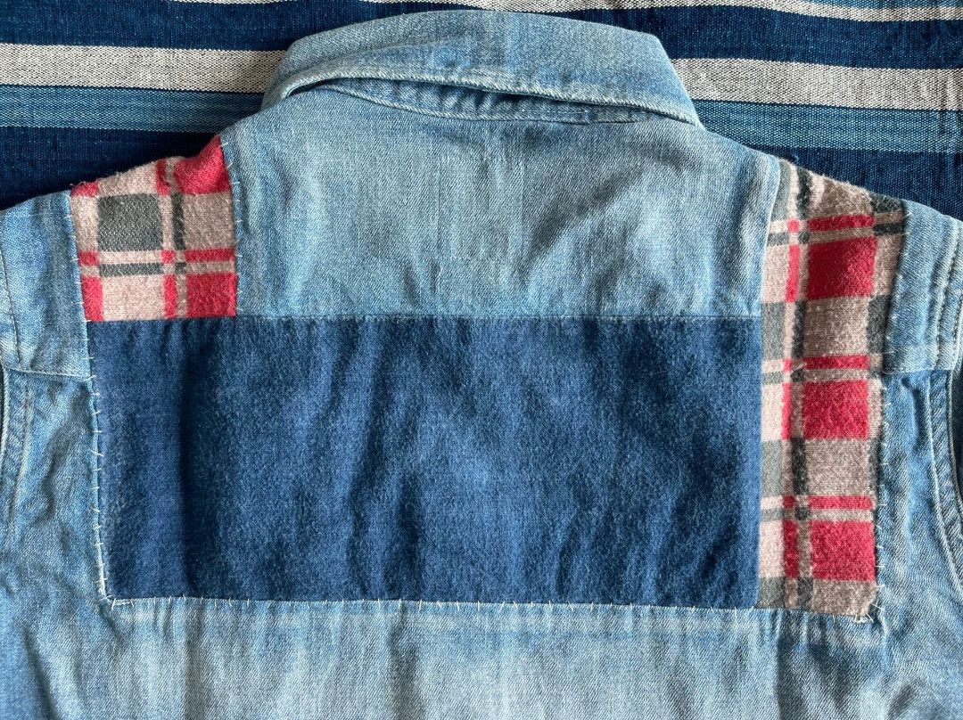 Visvim visvim ss shirt dmgd (p.w.) Denim shirt Size US M / EU 48-50 / 2 - 5 Thumbnail