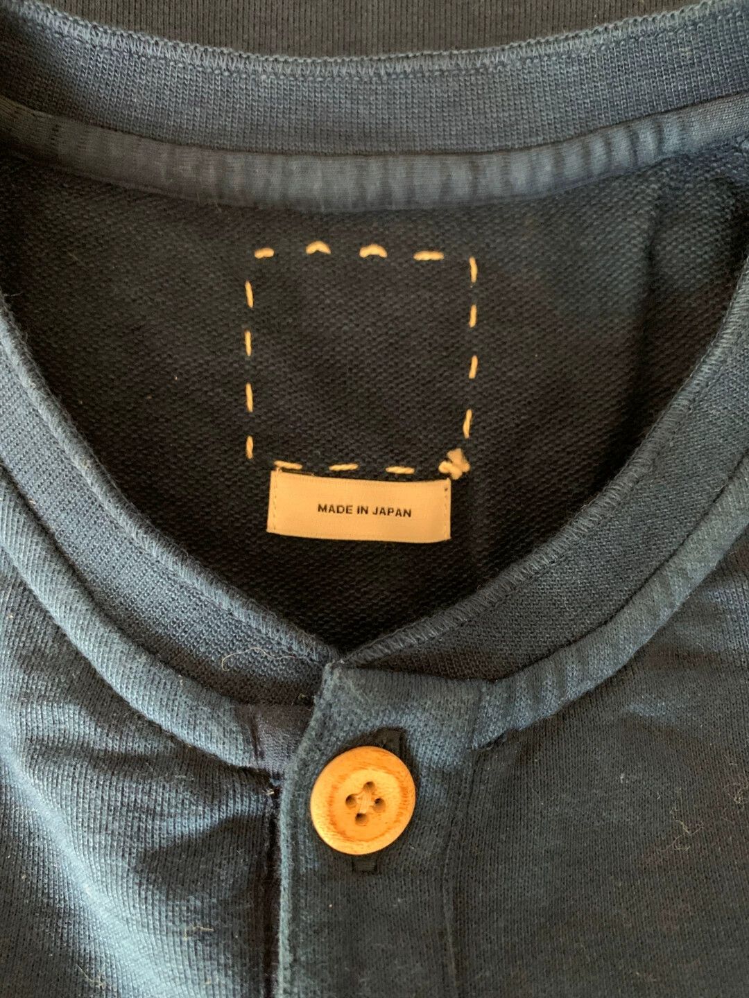 Visvim visvim indigo raglan henley（GIZA） Size US M / EU 48-50 / 2 - 5 Thumbnail