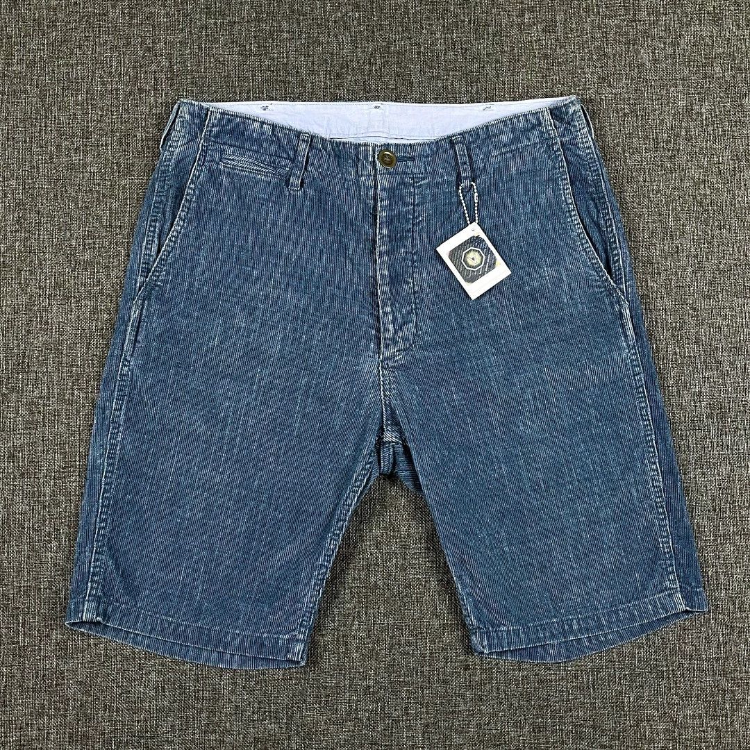Visvim visvim indigo blue dyed corduroy shorts Size US 32 / EU 48 - 2 Thumbnail