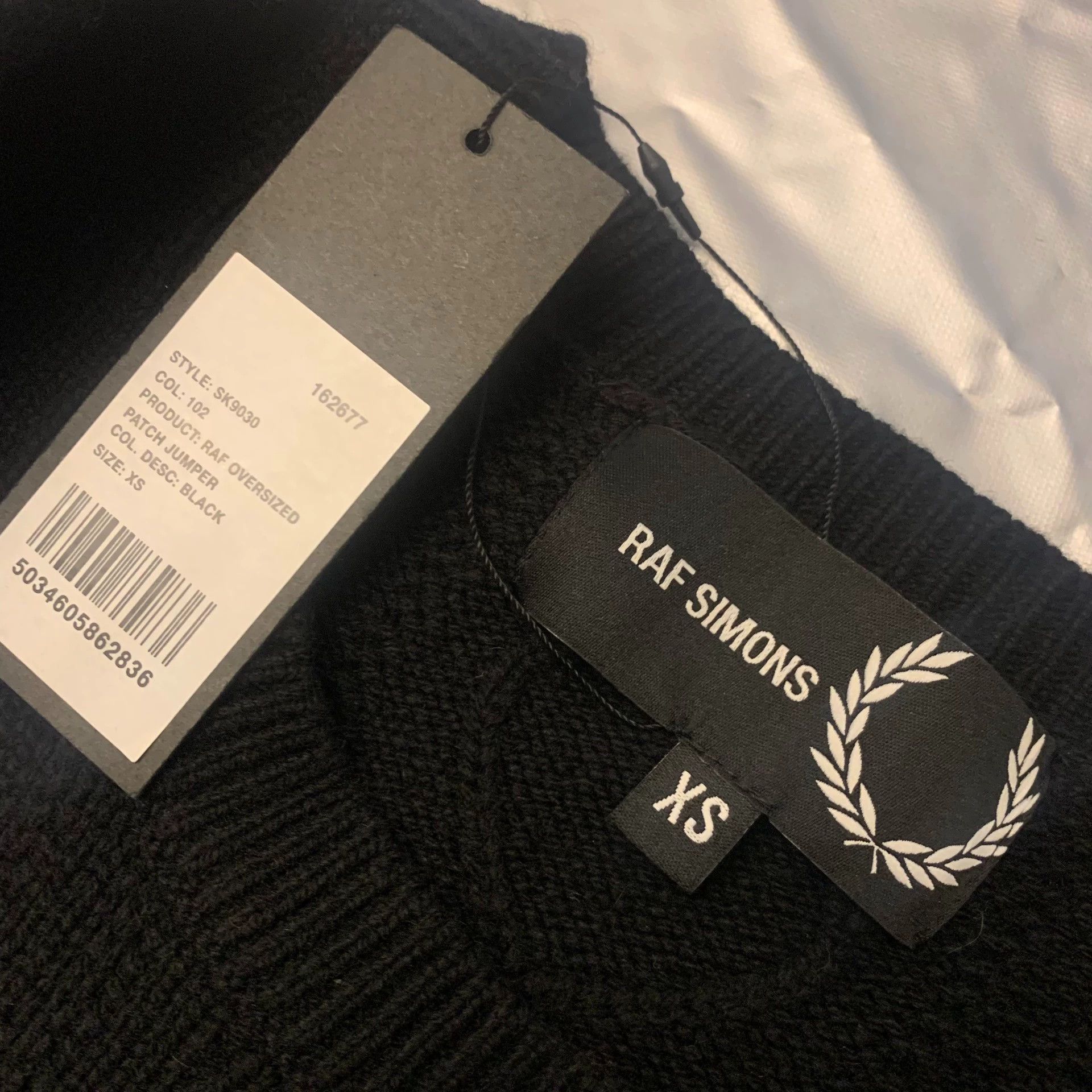 Raf Simons Raf Simons Sweater Fred Perry Co branded Patch Sweater -DMC Size US XS / EU 42 / 0 - 4 Thumbnail