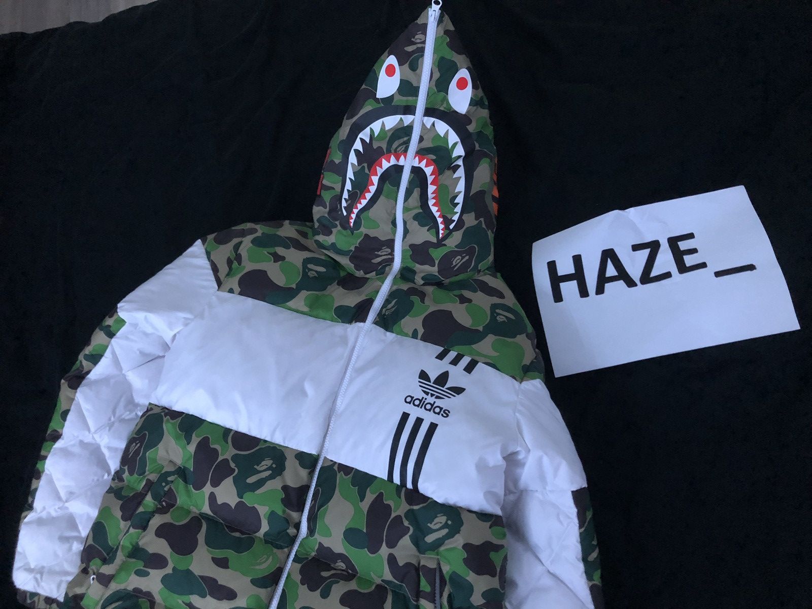 Adidas X Bape Down Jacket Size L