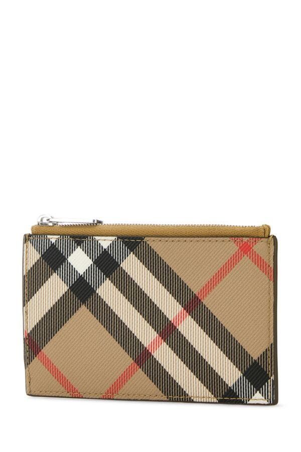 Burberry Printed Canvas Check Card Holder Size ONE SIZE - 4 Thumbnail