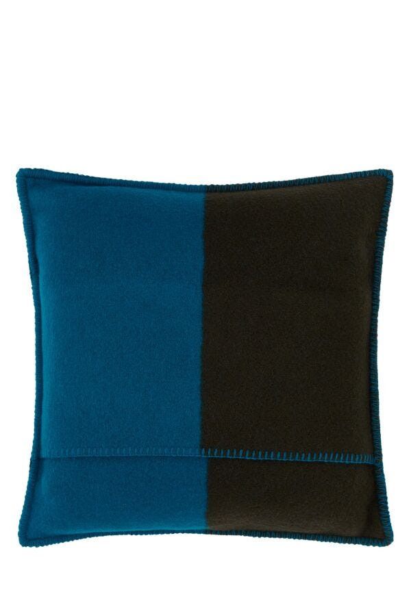 Burberry Two-Tone Wool Pillow Size ONE SIZE - 4 Thumbnail