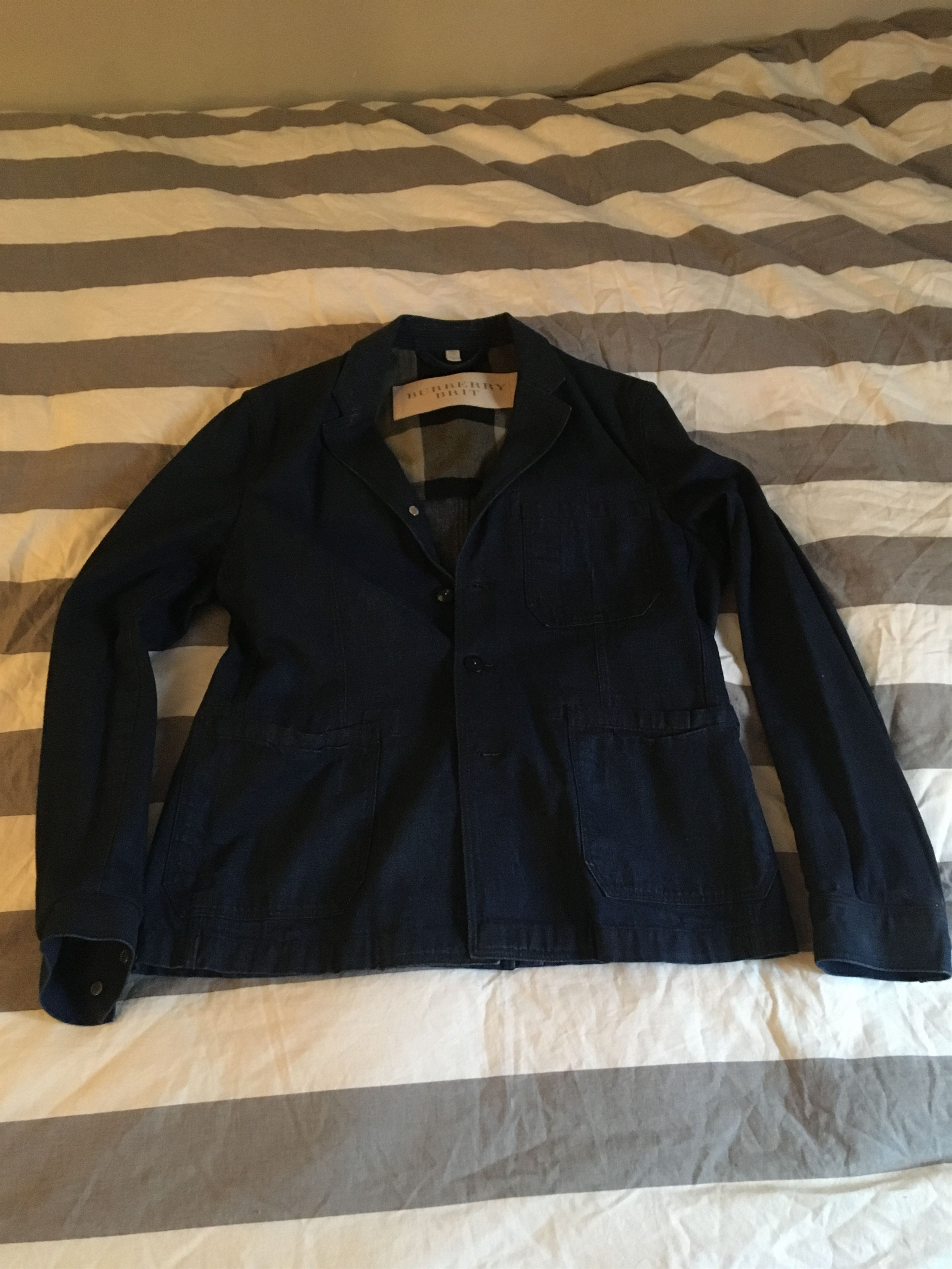 Burberry Burberry Brit - Denim Blazer - Size M Size US M / EU 48-50 / 2 - 6 Thumbnail