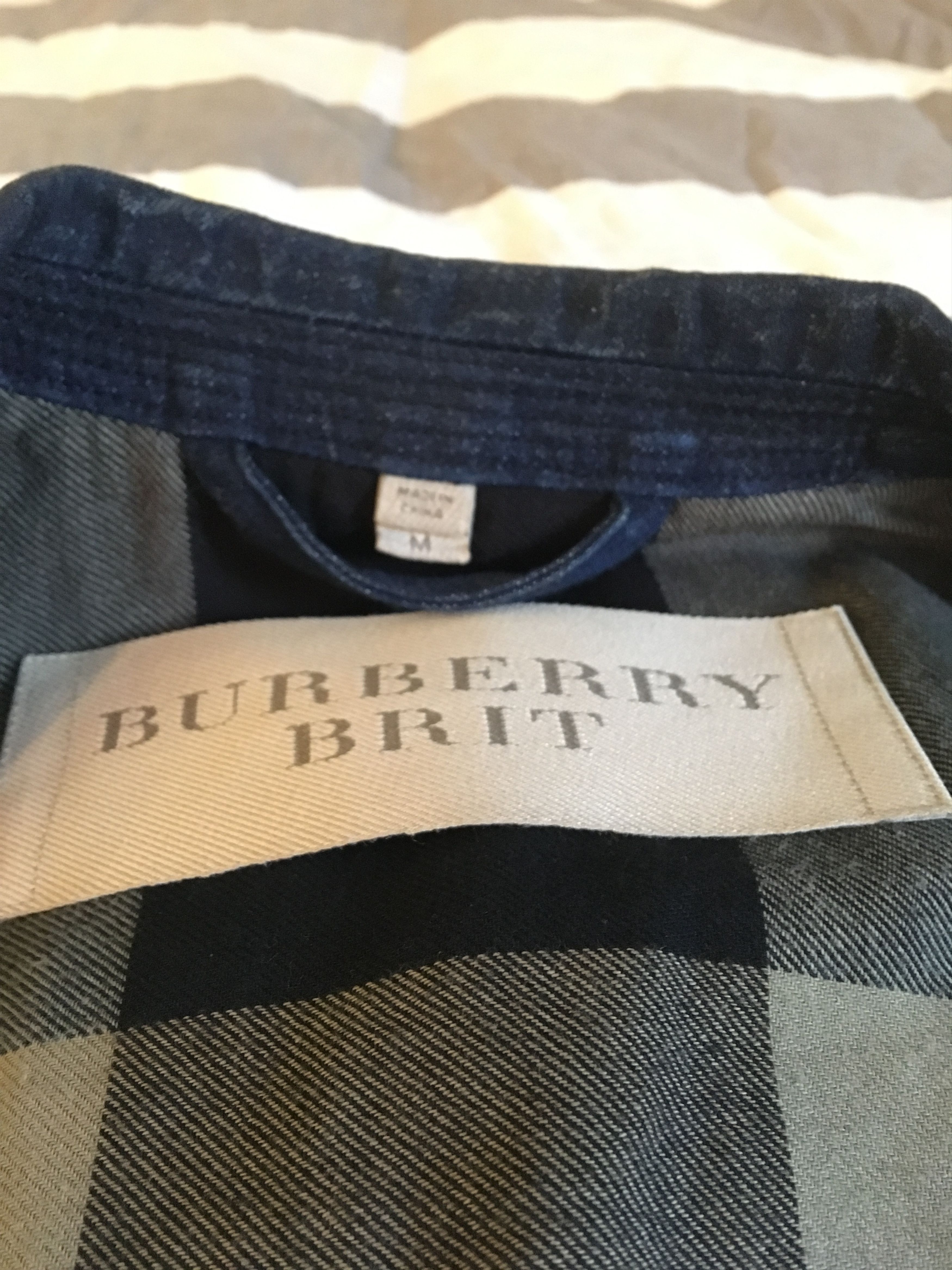 Burberry Burberry Brit - Denim Blazer - Size M Size US M / EU 48-50 / 2 - 2 Thumbnail