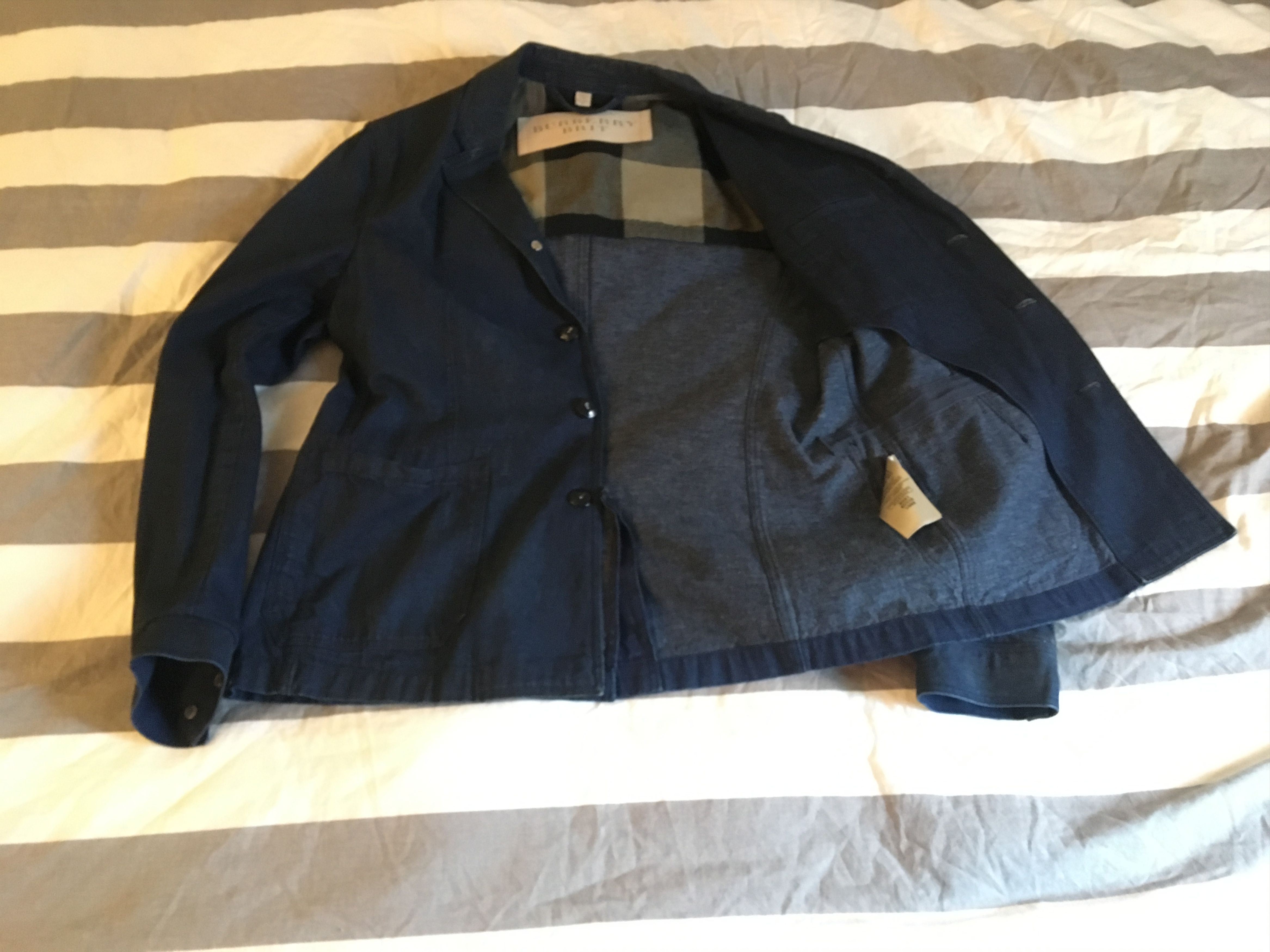 Burberry Burberry Brit - Denim Blazer - Size M Size US M / EU 48-50 / 2 - 1 Thumbnail