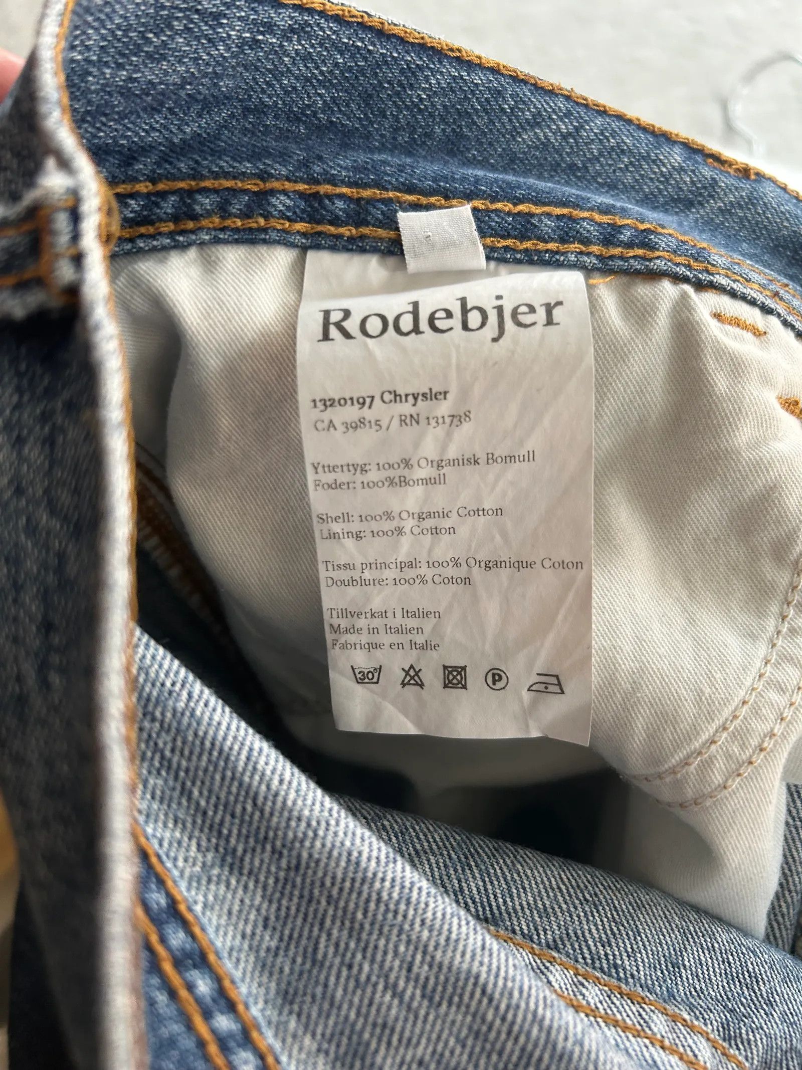 Rodebjer Rodebjer Rodebjer Chrysler Jeans Size 27" / US 4 / IT 40 - 2 Thumbnail