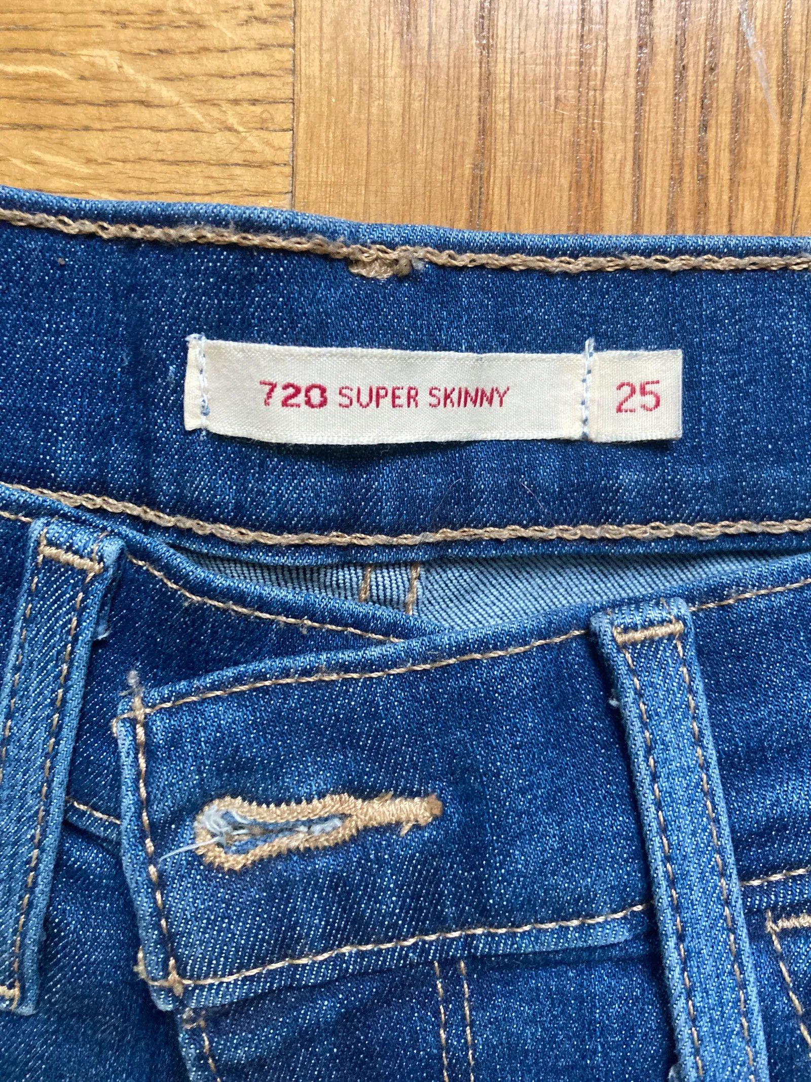Levi's Levis 720 super skinny Jeans Size 25" / US 0 / IT 36 - 3 Thumbnail