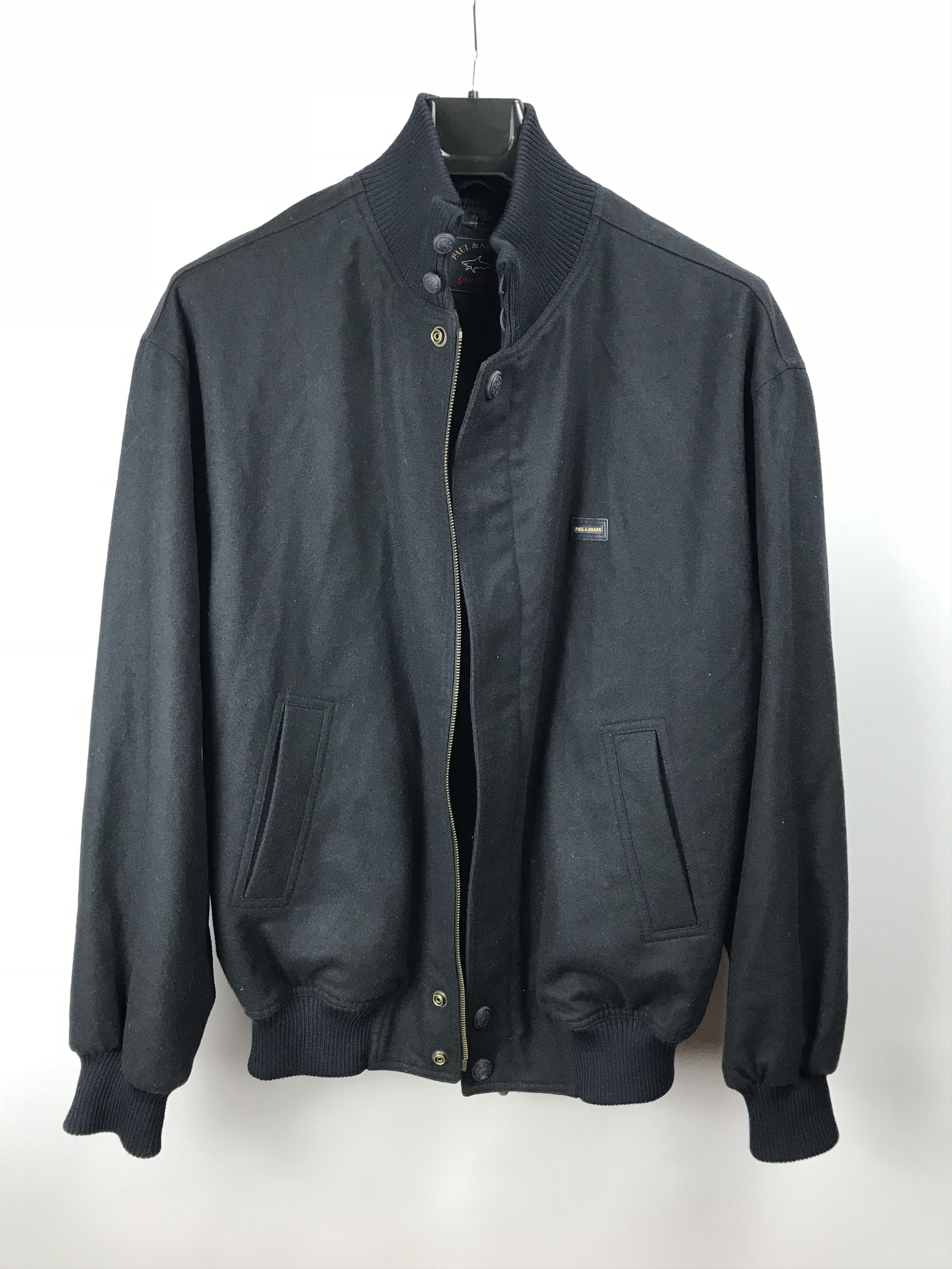 Paul Shark Vintage Wool Bomber Harrington Jacket L Large