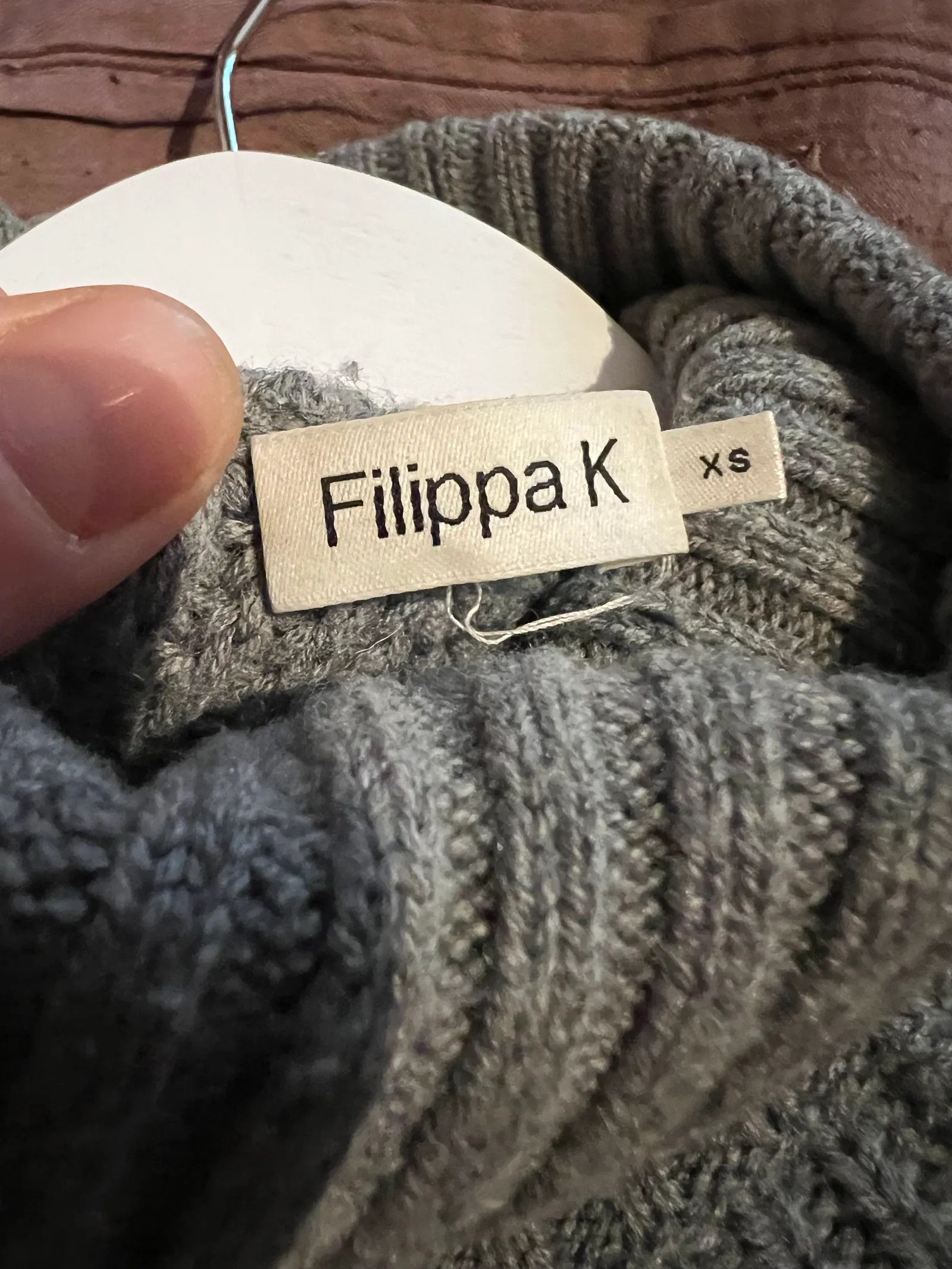 Filippa K Filippa K Winter Wool Turtleneck Grey Melange Cardigan Size US XS / EU 42 / 0 - 2 Thumbnail