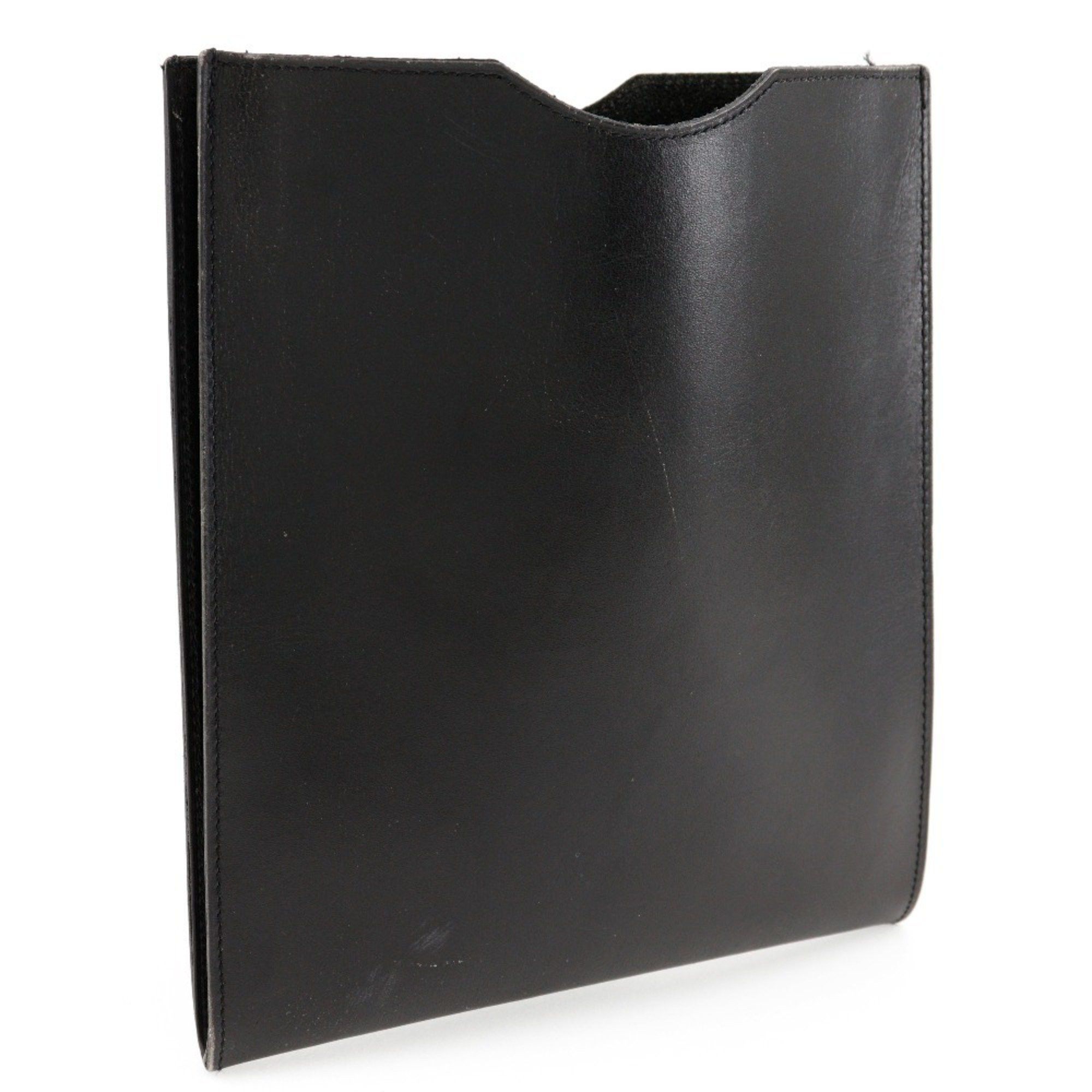 Hermes Hermes Omenitu Shoulder Bag Pochette Calf Black Unisex Size ONE SIZE - 3 Thumbnail