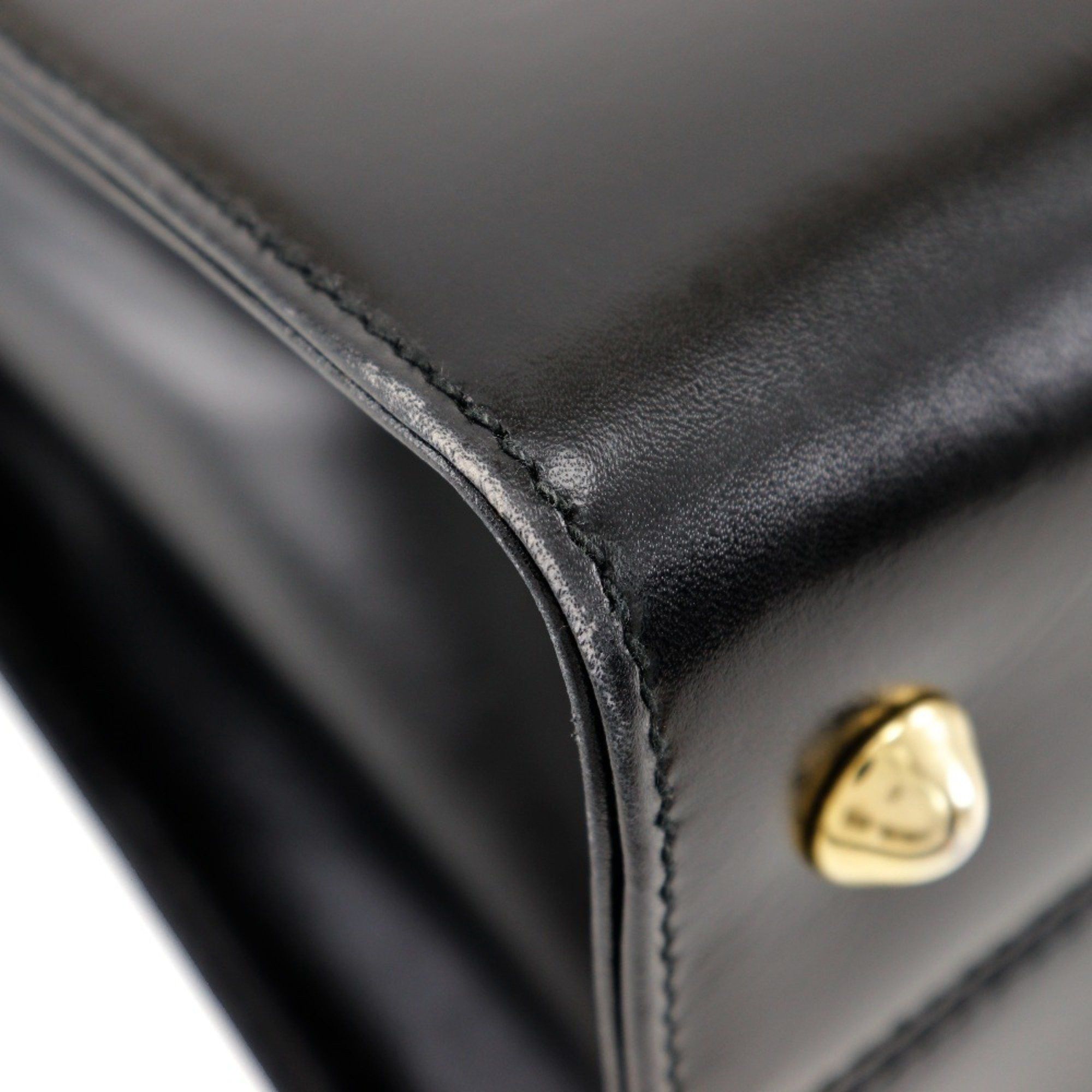 Bally BALLY handbag calfskin black A5 turn lock ladies Size ONE SIZE - 4 Thumbnail