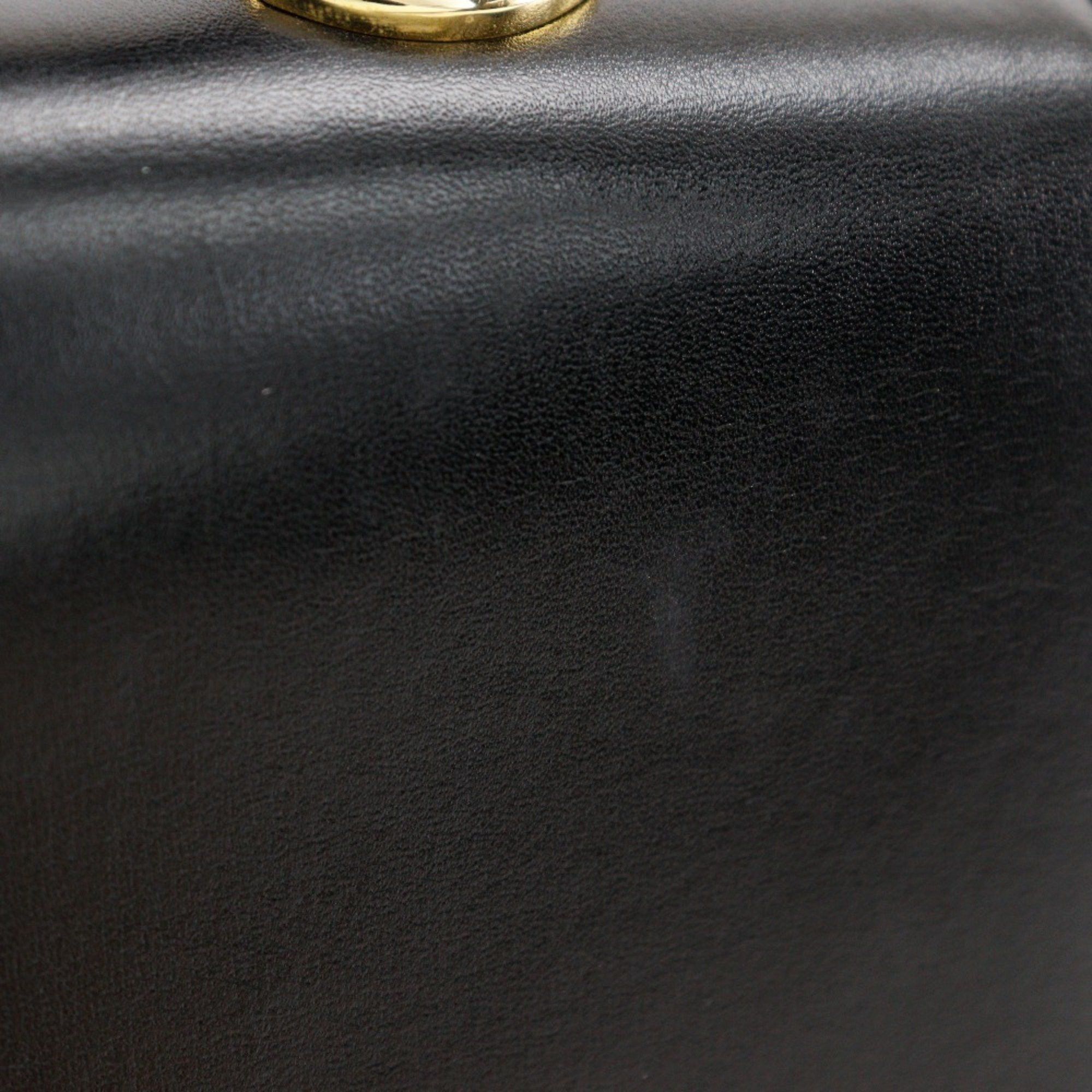 Bally BALLY handbag calfskin black A5 turn lock ladies Size ONE SIZE - 8 Thumbnail