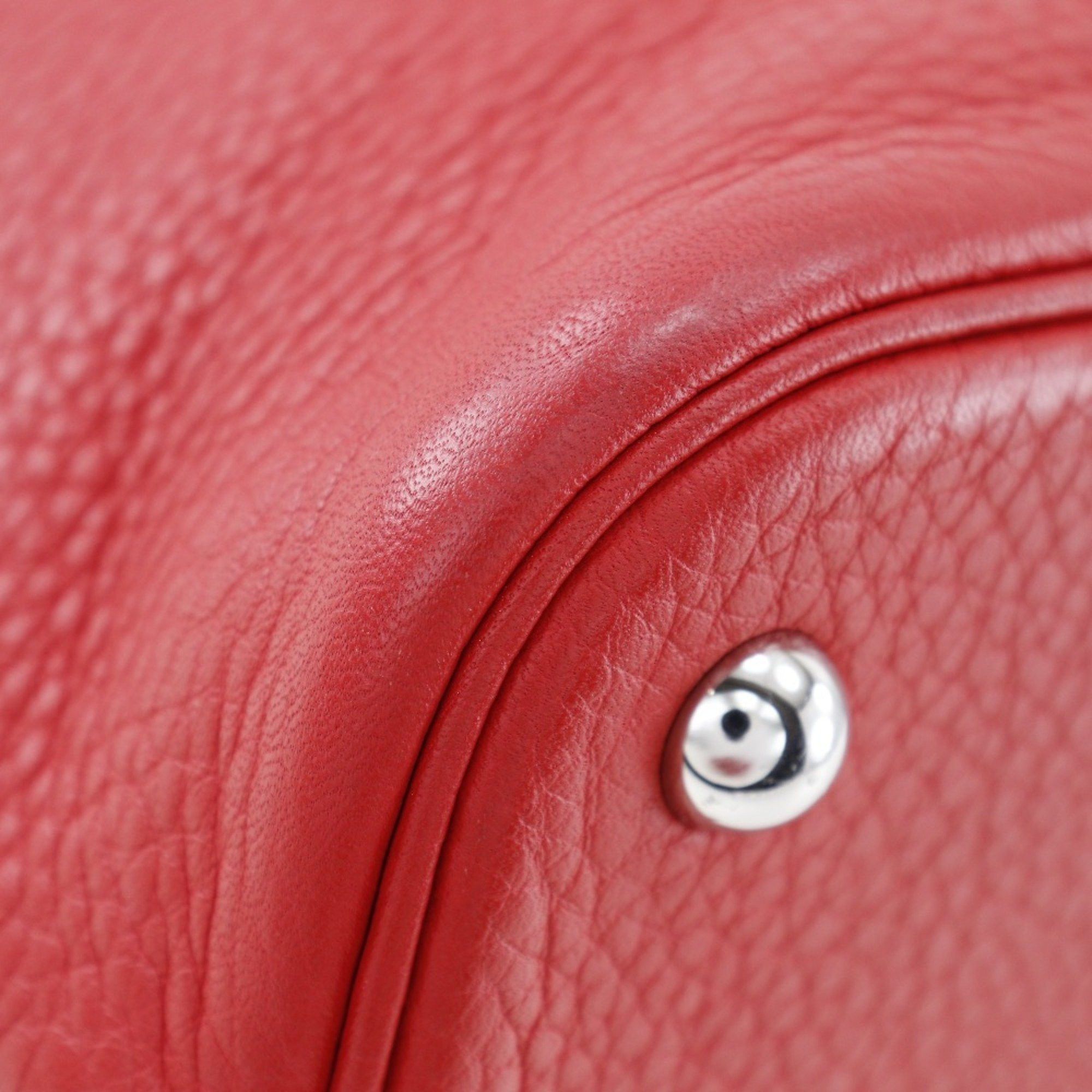 Hermes Hermes Bolide 31 Handbag Taurillon Clemence Rouge Coeur 2019 Red/D 2way A5 Bolide31 Women's Size ONE SIZE - 4 Thumbnail