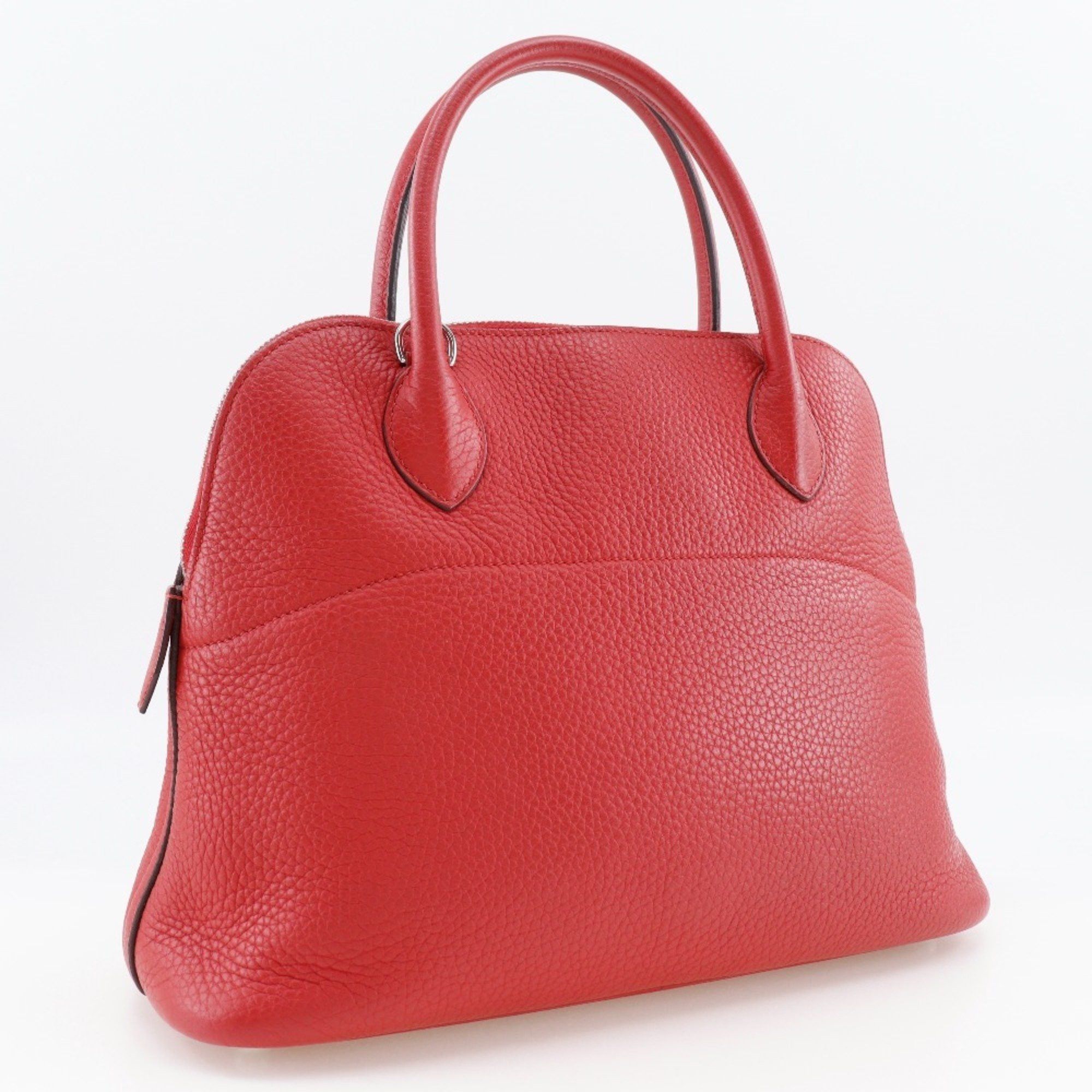 Hermes Hermes Bolide 31 Handbag Taurillon Clemence Rouge Coeur 2019 Red/D 2way A5 Bolide31 Women's Size ONE SIZE - 3 Thumbnail