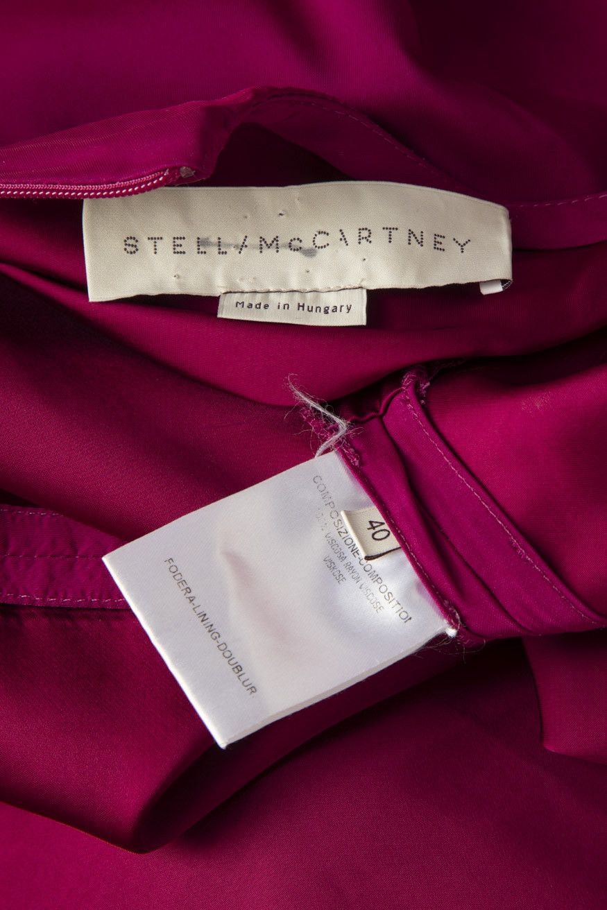 Stella McCartney Fuchsia Knee Length Dress Size S / US 4 / IT 40 - 8 Thumbnail