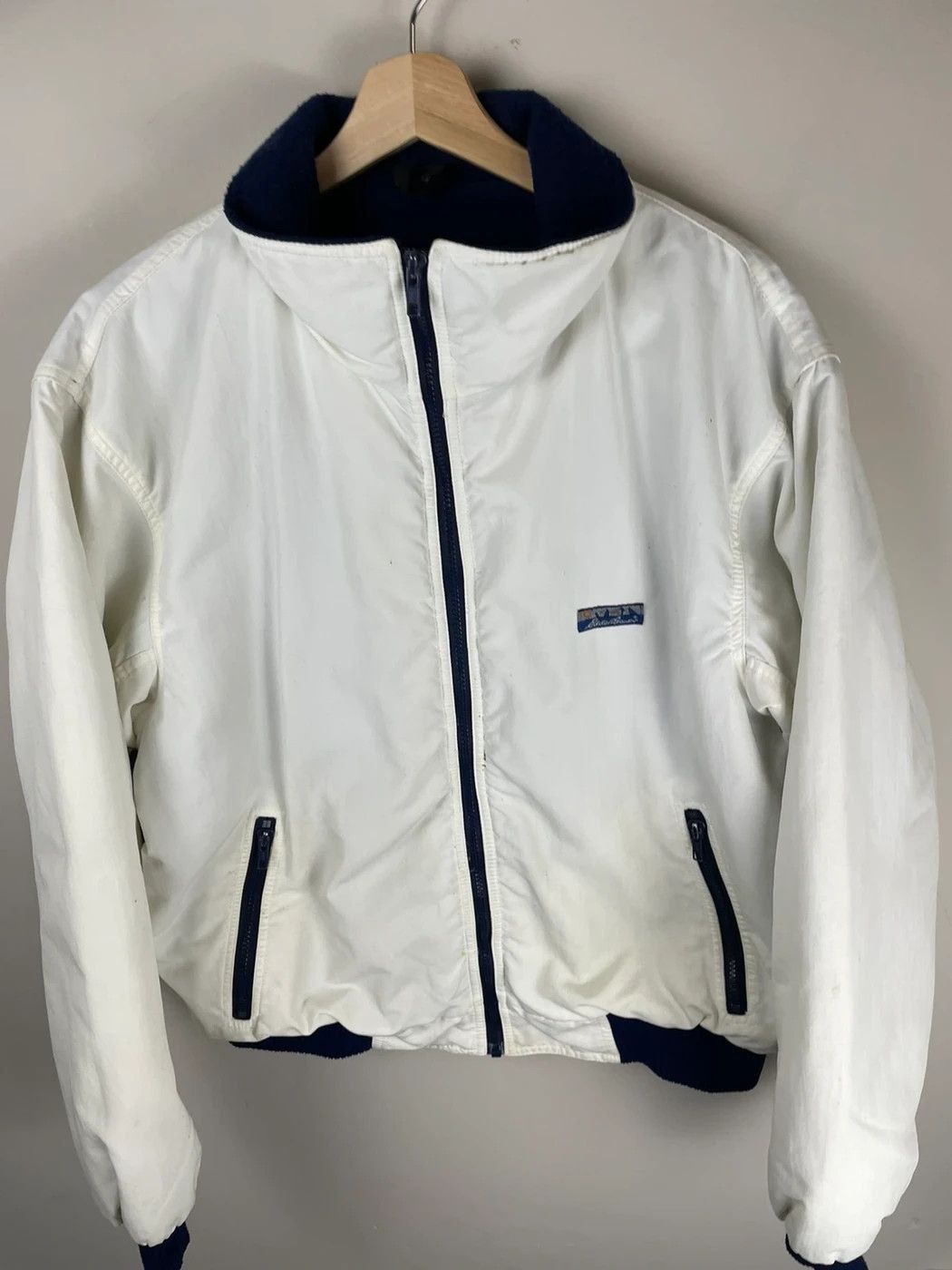 Eddie Bauer × Vintage Vintage Eddie Bauer White Shell Jacket Size US L / EU 52-54 / 3 - 3 Thumbnail