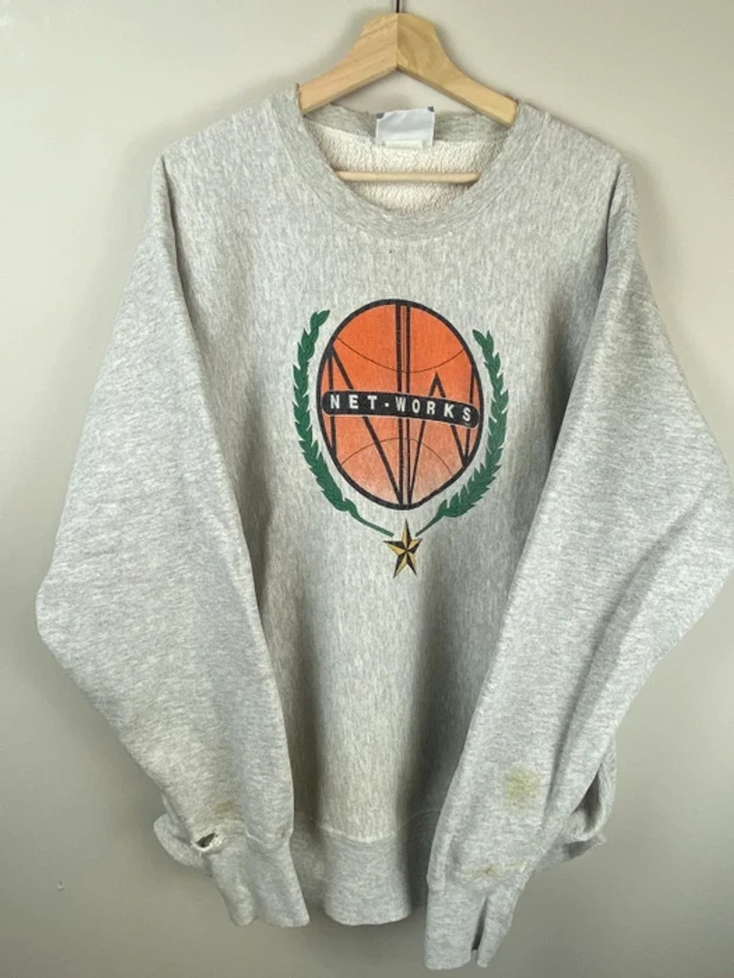 Vintage Vintage Crewneck Net Works Basketball Crewneck Size US XL / EU 56 / 4 - 3 Thumbnail