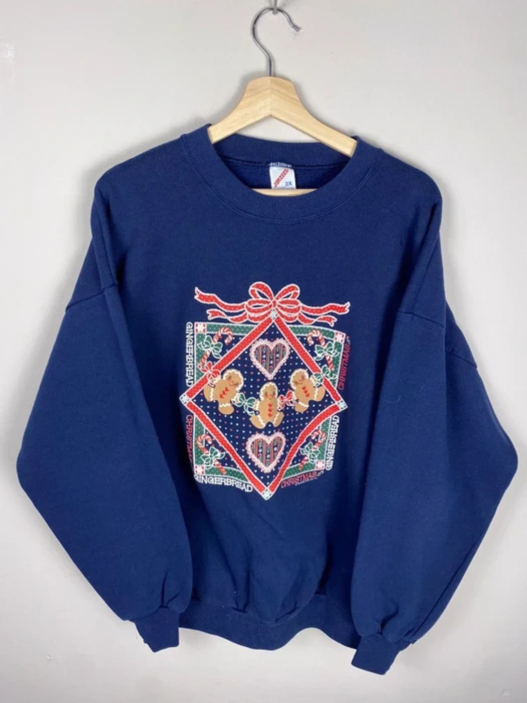 Vintage Vintage Crewneck Grandma Gingerbread Man Vintage Sweatshirt Size US XXL / EU 58 / 5 - 2 Thumbnail