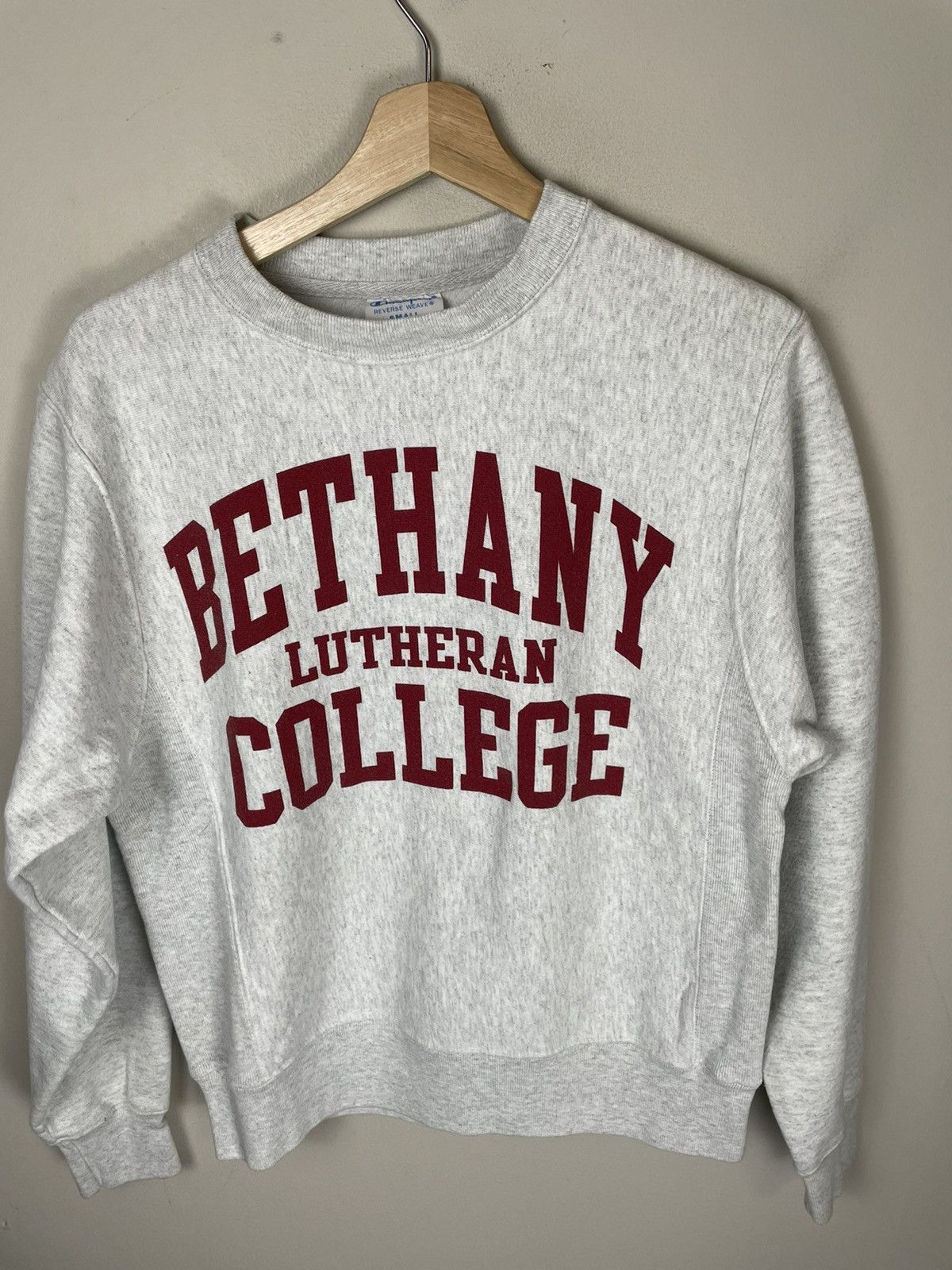 Champion × Vintage Vintage Crewneck Champion Bethany Reverse Weave Size US S / EU 44-46 / 1 - 1 Thumbnail