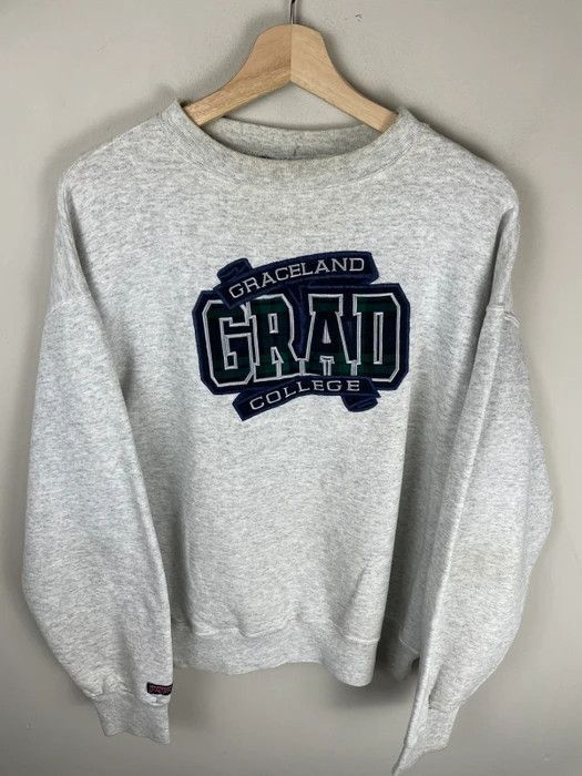 Vintage Vintage Crewneck Graceland College Vintage Sweatshirt Size US M / EU 48-50 / 2 - 1 Thumbnail