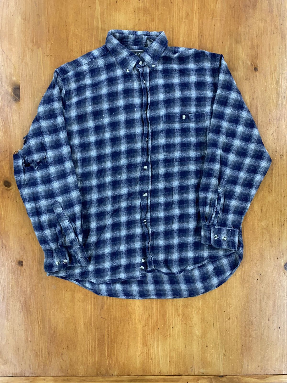 Vintage Vintage Flannel Davidson Distressed Plaid Flannel Size US L / EU 52-54 / 3 - 1 Thumbnail