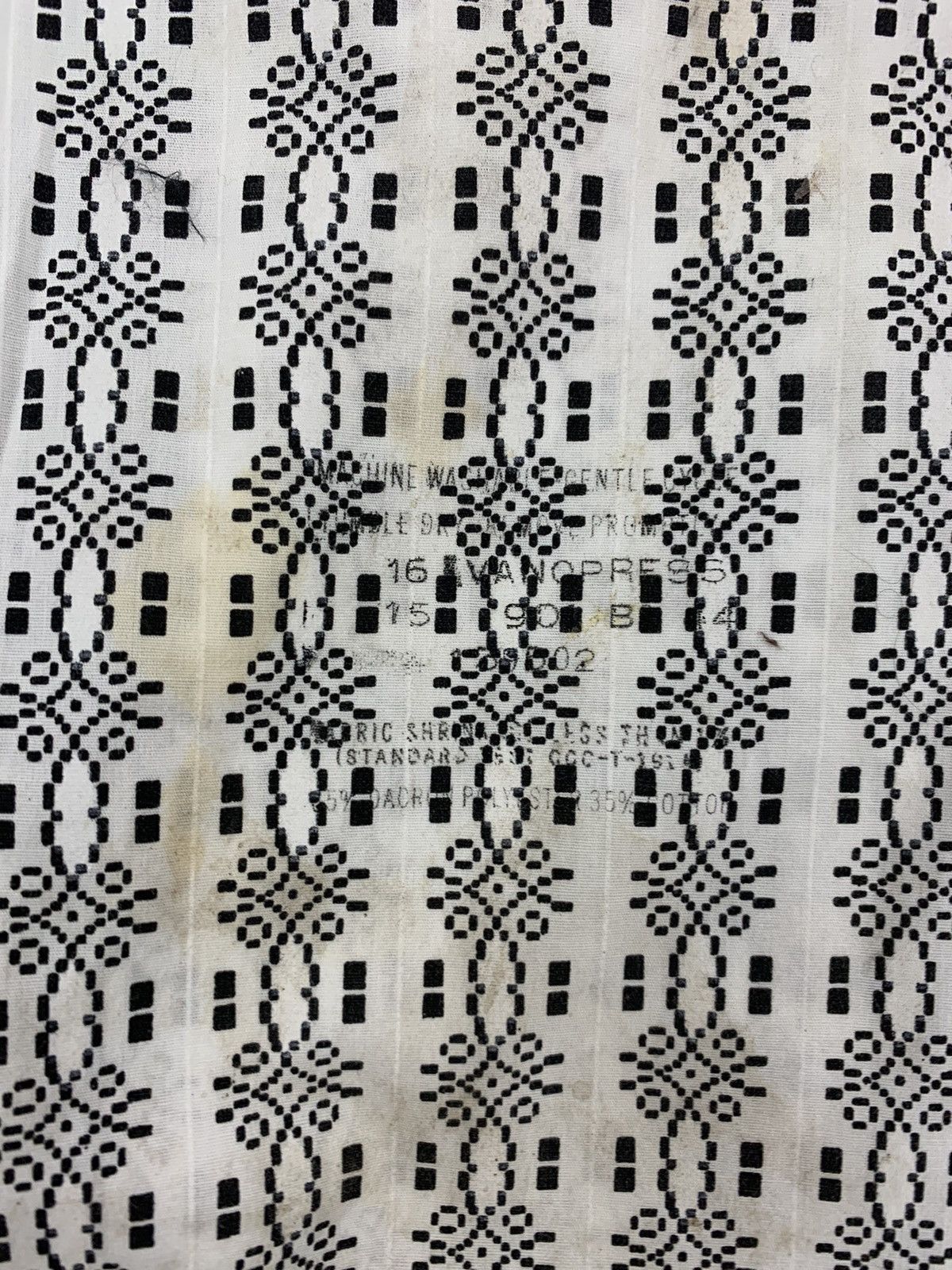 Vintage Vintage 1970s Lattice Design Shirt Size US L / EU 52-54 / 3 - 5 Thumbnail