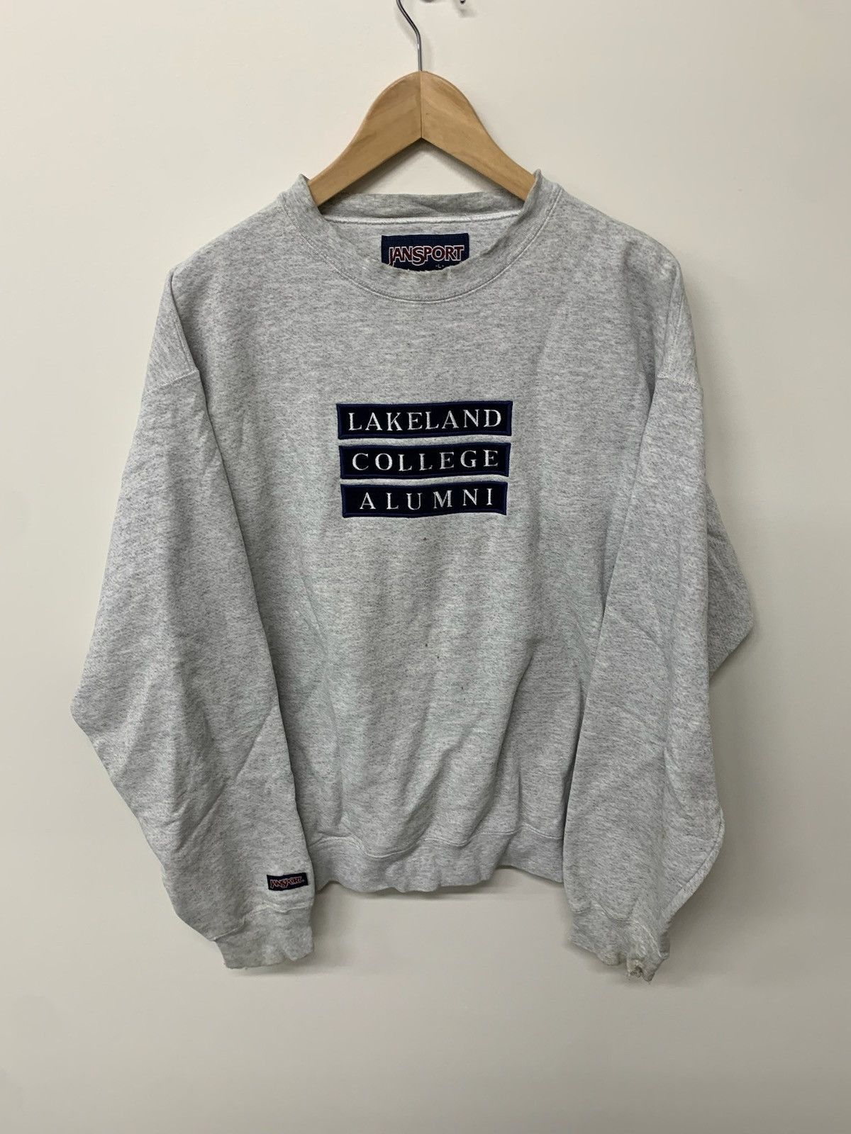 Vintage Vintage Crewneck 1990s Lakeland College Vintage Sweatshirt Size US L / EU 52-54 / 3 - 1 Thumbnail