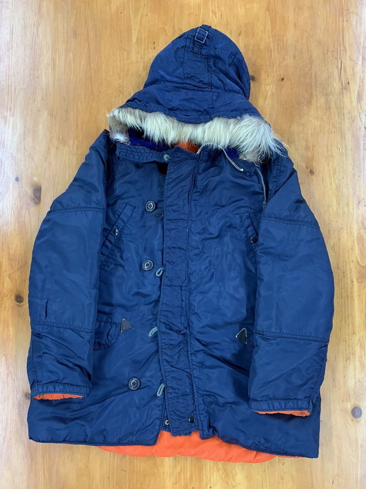 Vintage Vintage Military Navy N-3B Flight Jacket Size US M / EU 48-50 / 2 - 1 Thumbnail