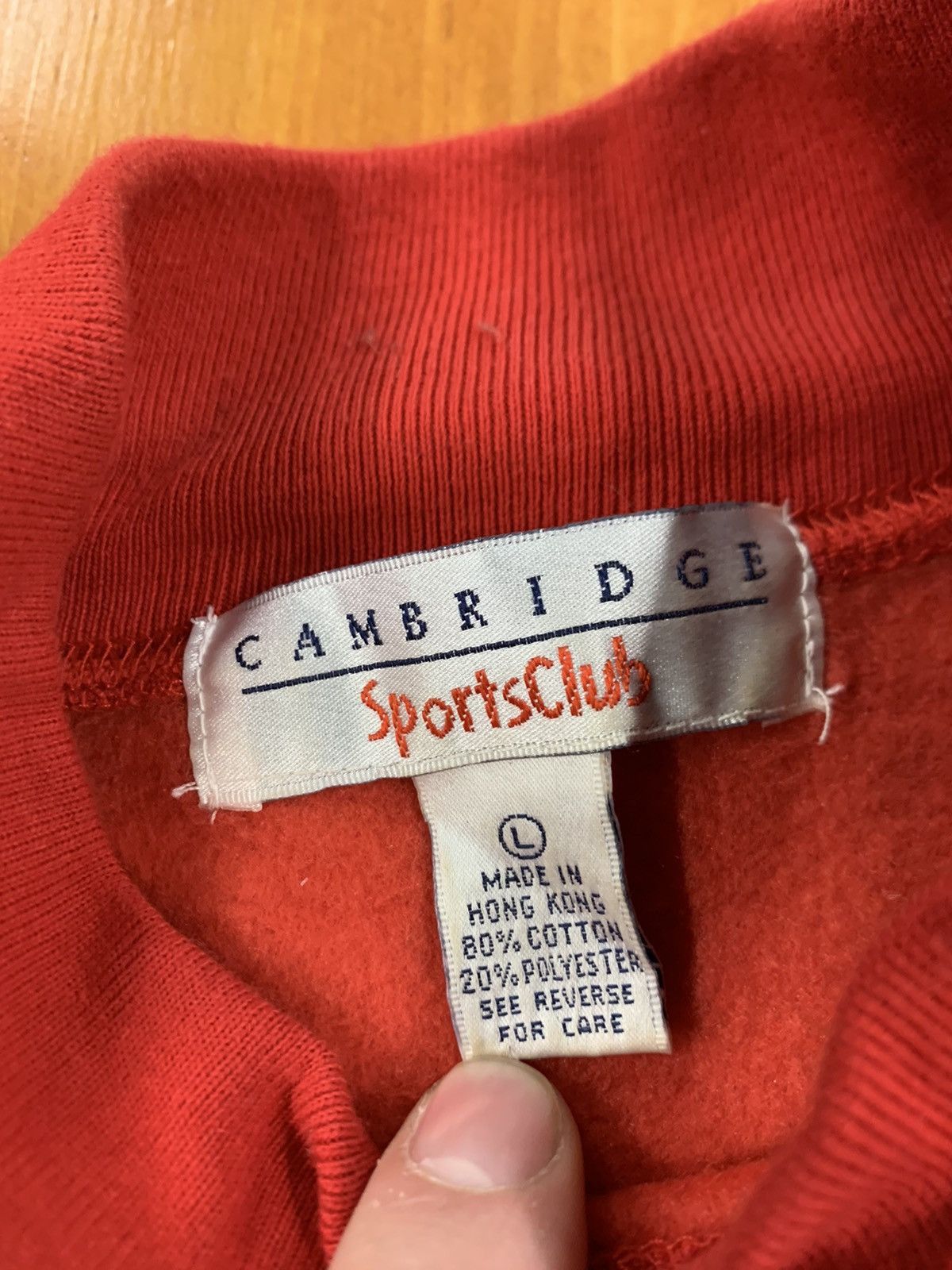 Vintage Vintage Crewneck Cambridge CDG Crest Crewneck Size US L / EU 52-54 / 3 - 3 Thumbnail