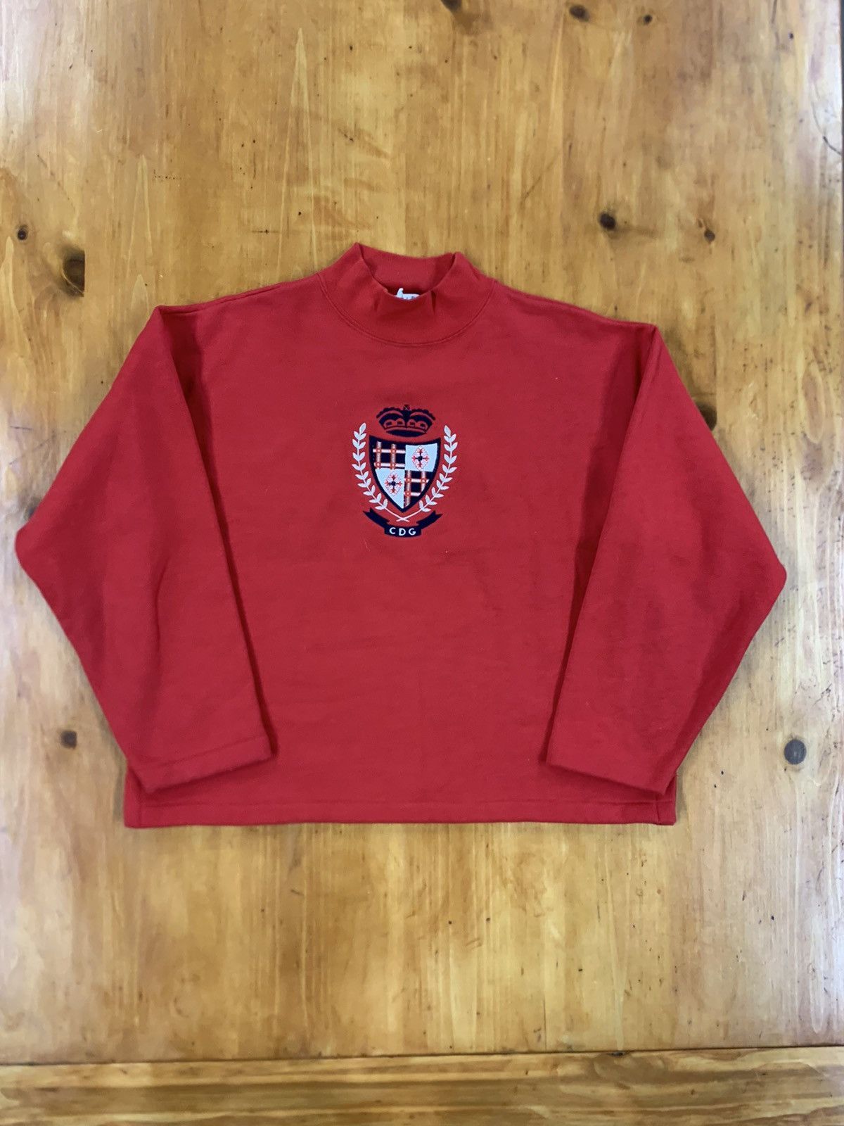 Vintage Vintage Crewneck Cambridge CDG Crest Crewneck Size US L / EU 52-54 / 3 - 1 Thumbnail